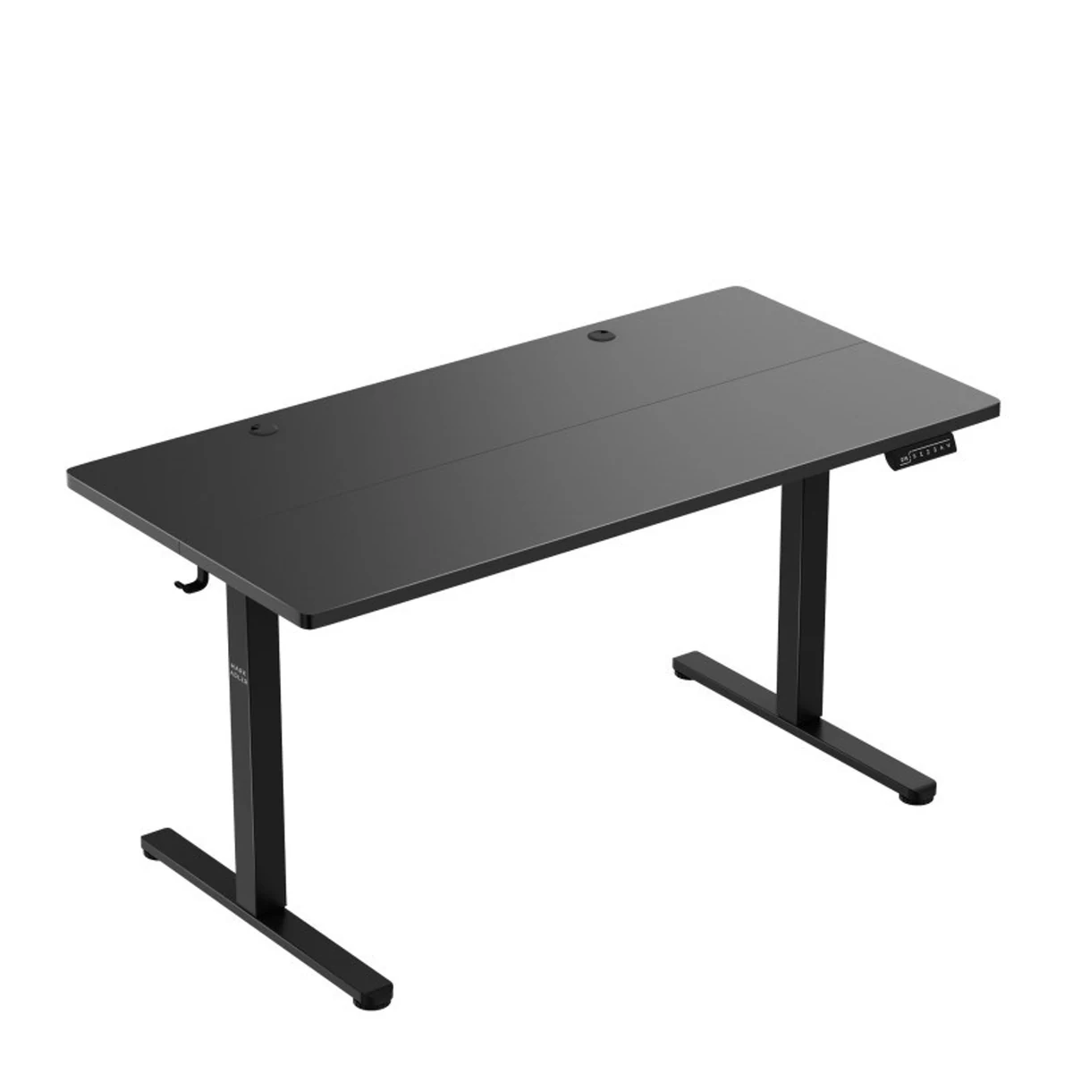 Biurko Leader 7.3 Black - Panel LED i Metal
