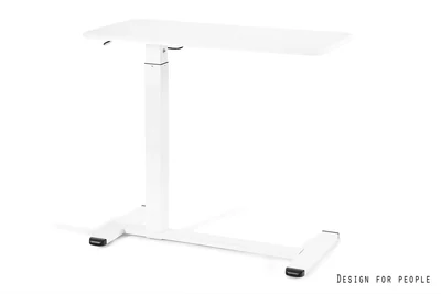 Biurko regulowane Laptop Desk, białe