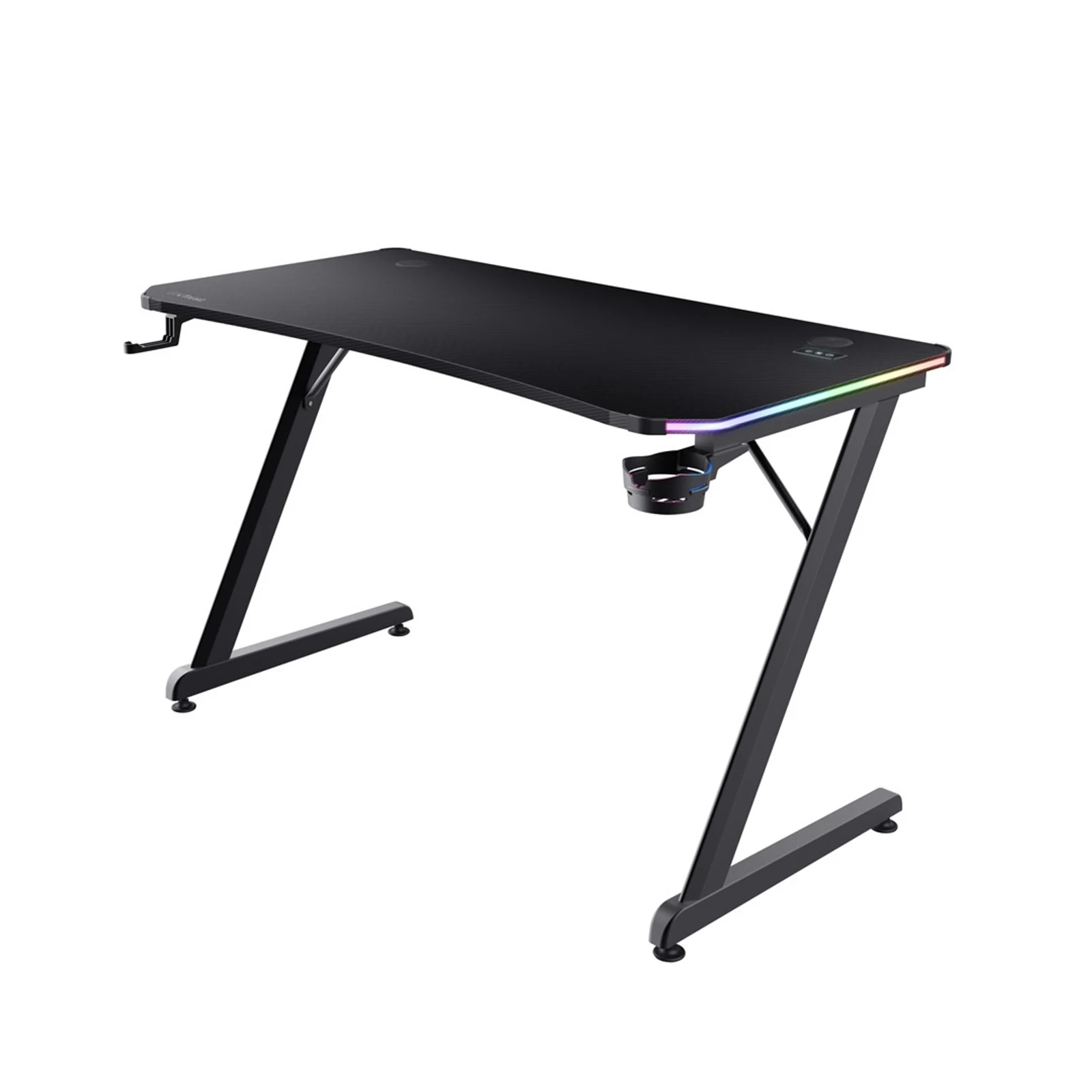 Biurko gamingowe Trust GXT709 LUMINUS z podświetleniem RGB — zdjęcie 1 z 8