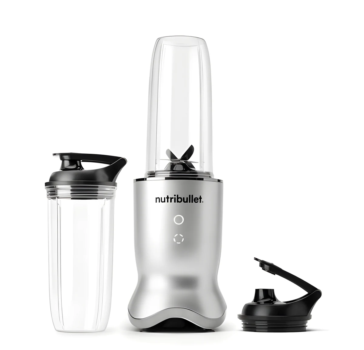 Blender kielichowy Nutribullet NB1206S - Czarny, Przezroczysty, Szary