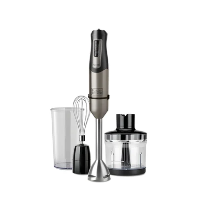 Blender ręczny Black+Decker BXHBA1200E srebrny, czarny