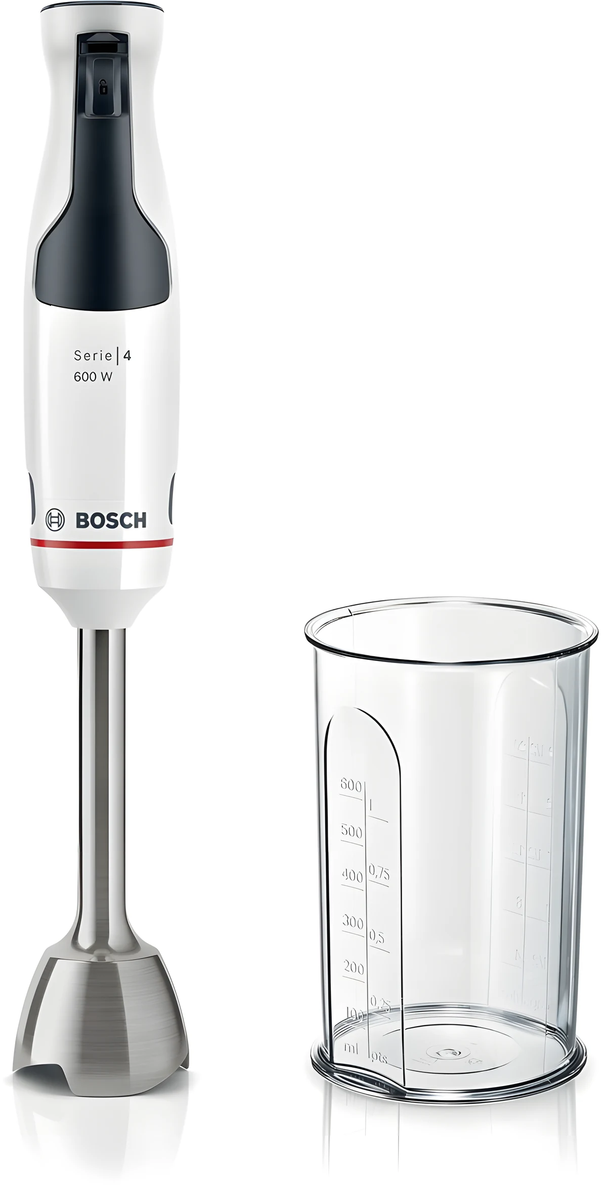 Blender ręczny BOSCH MSM 4W210 - biały/czarny