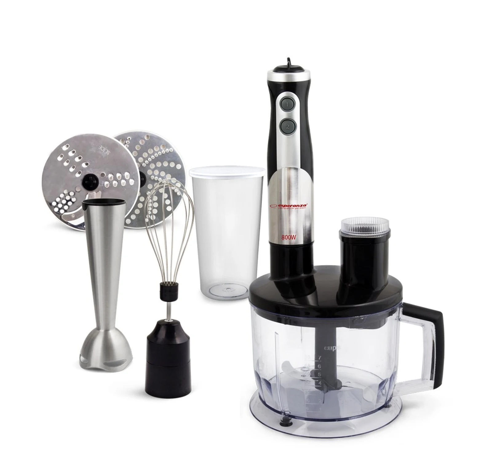 Blender ręczny Esperanza Crema EKM004, 800W, czarny — zdjęcie 1 z 3