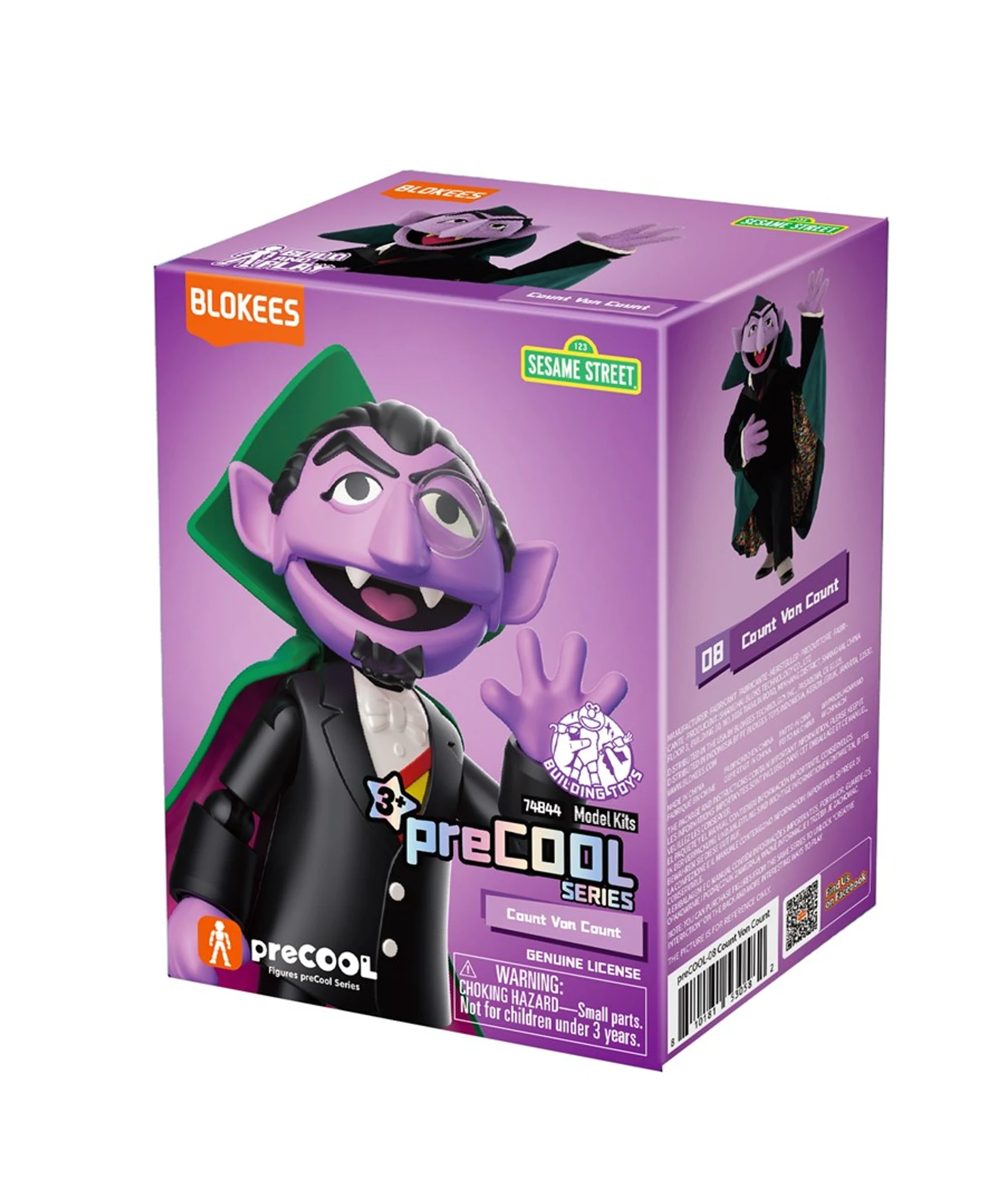 Figurka Kolekcjonerska Sesame Street - Count von Count, Seria S1 — zdjęcie 1 z 5