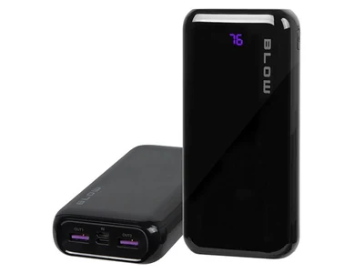 Powerbank BLOW PB20F 20000mAh z ładowaniem PD 20W, czarny