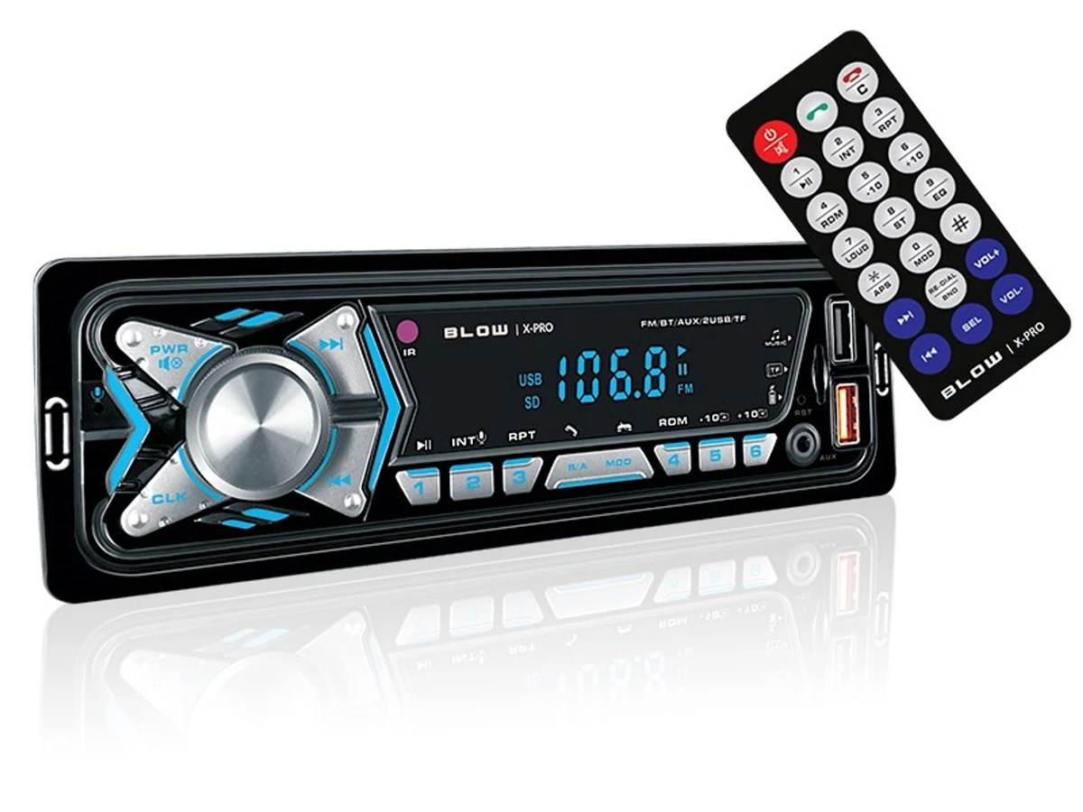 BLOW RADIO X-PRO MP3/USB/SD/MMC Czarny