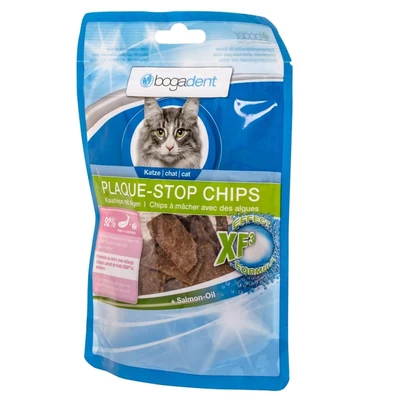 Przysmak dla kota Bogar Plaque-Stop Chips o smaku rybnym 50g