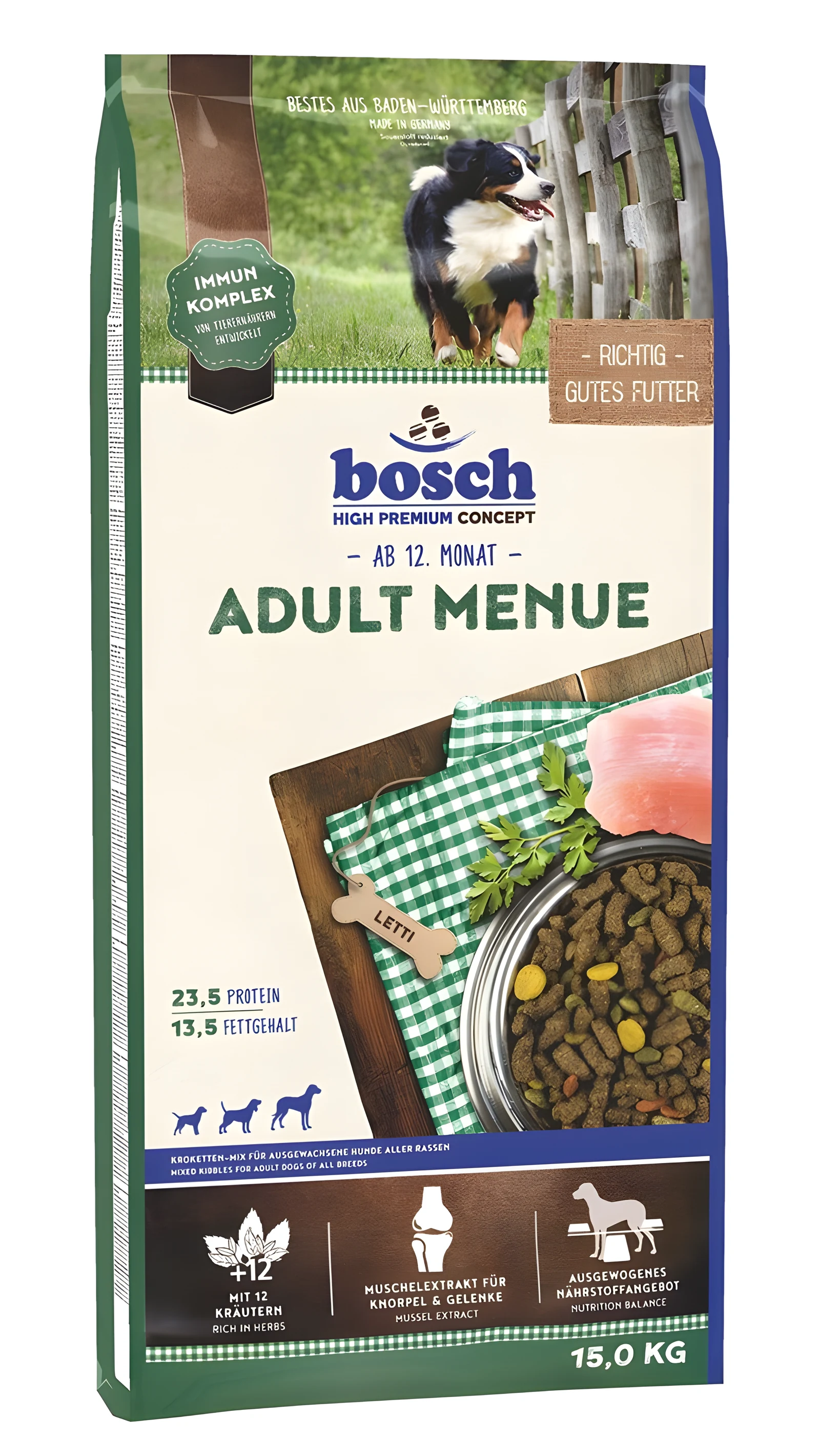 BOSCH Adult Menue - sucha karma 15 kg