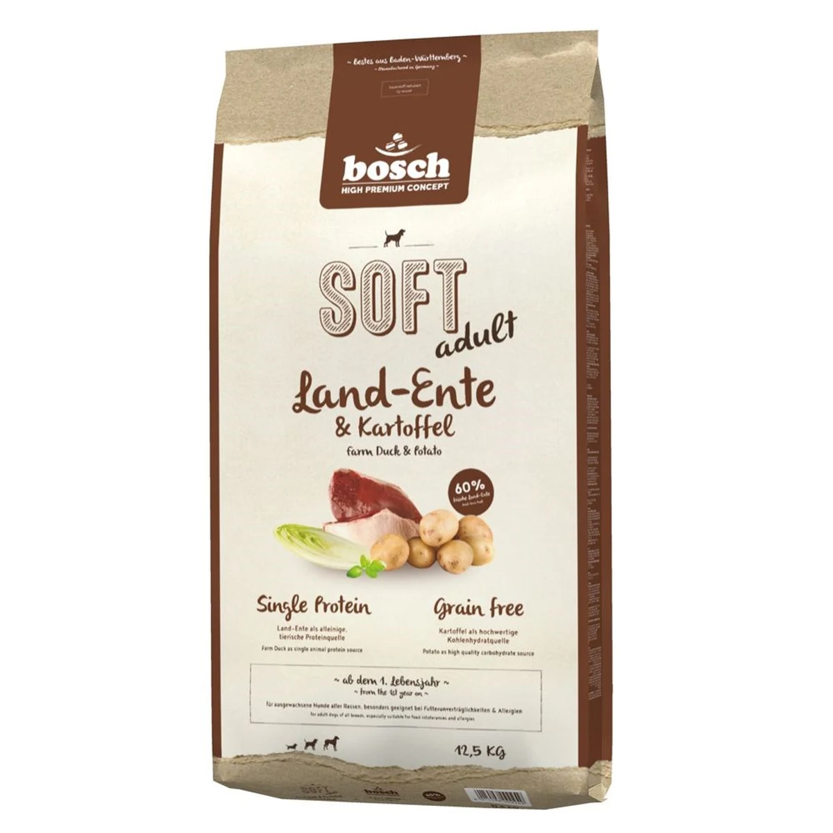 BOSCH Adult Soft Farm-Duck & Potato - 12,5kg