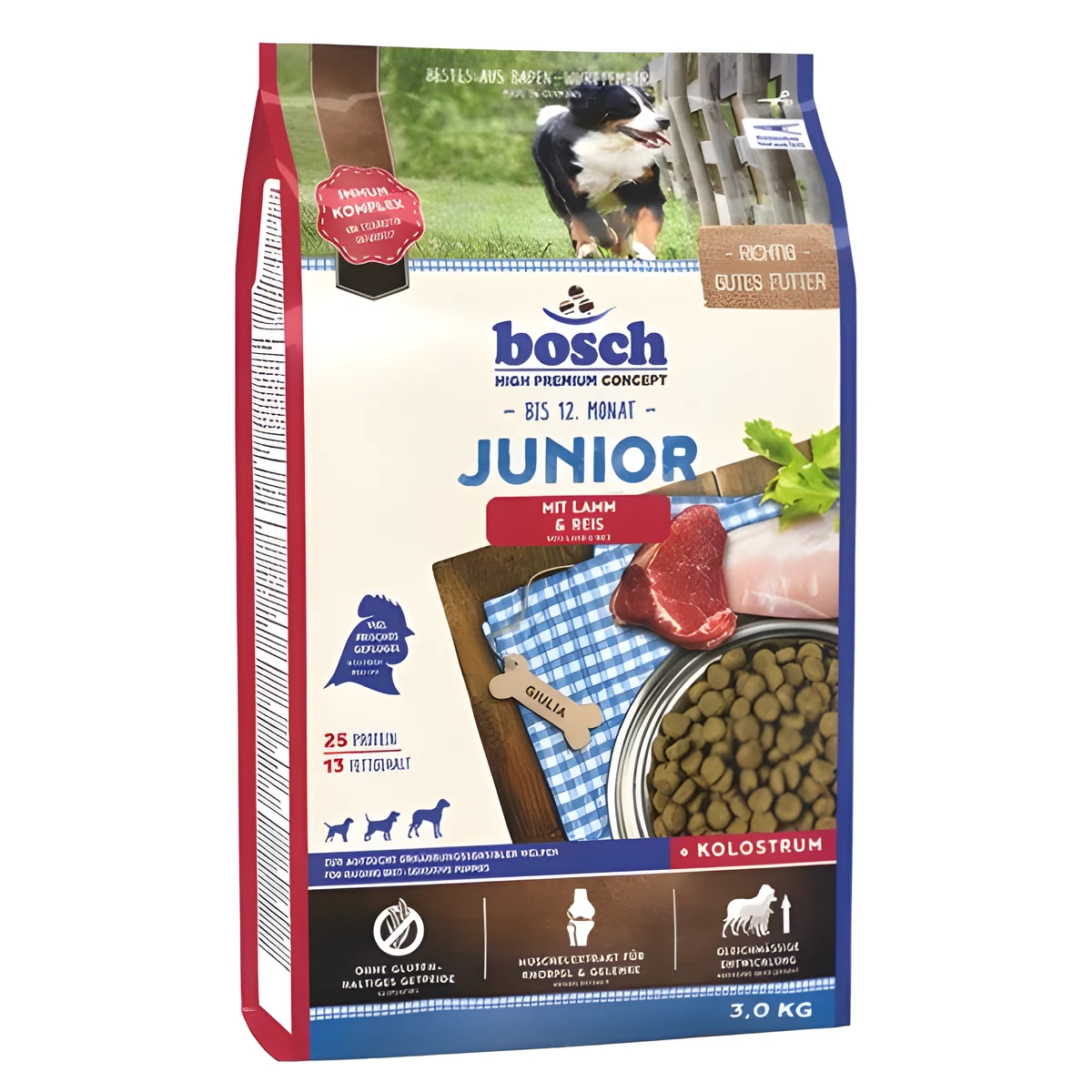 Karma sucha BOSCH Junior z jagnięciną i ryżem 3 kg