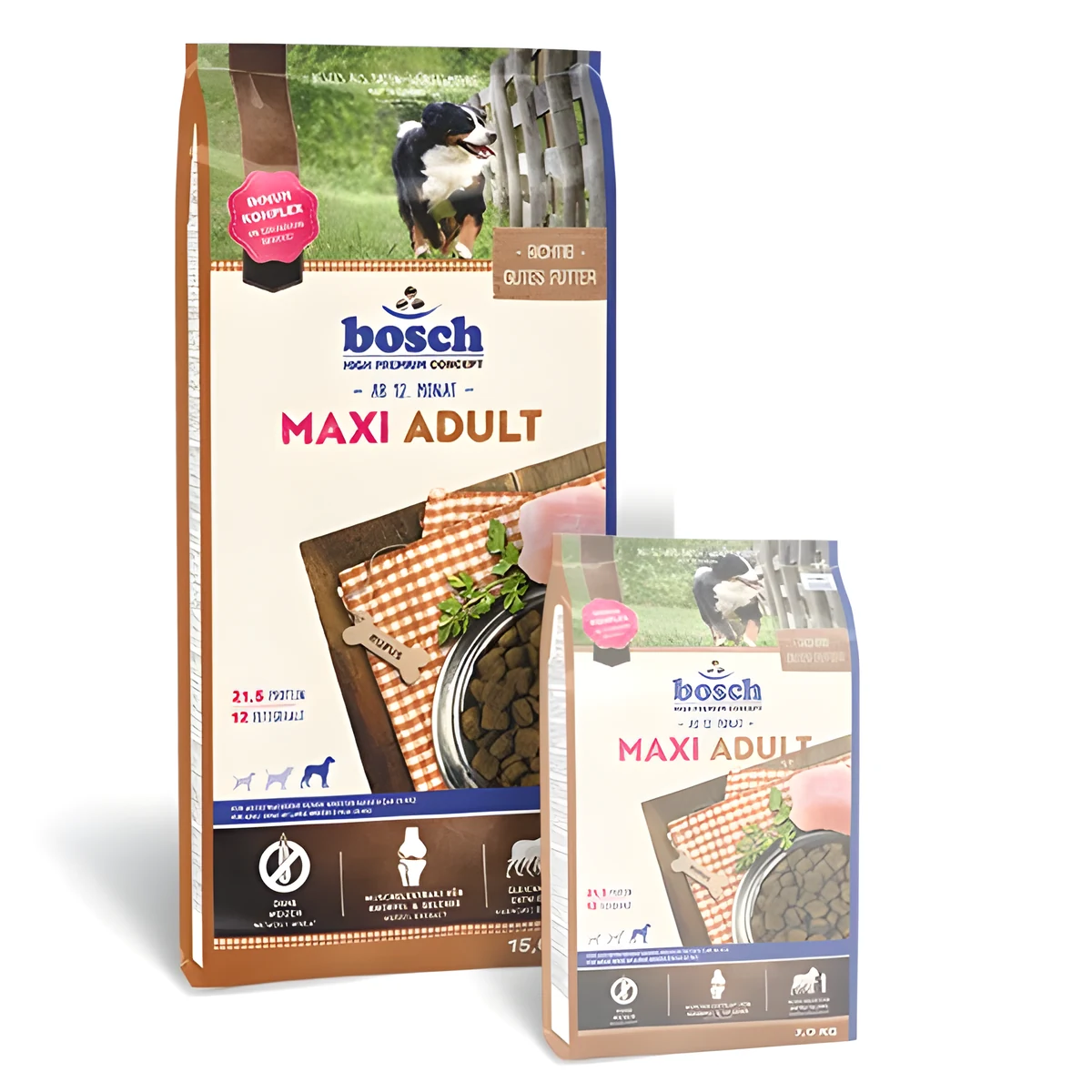 Sucha karma dla dorosłych psów ras dużych - BOSCH Maxi Adult 15 kg