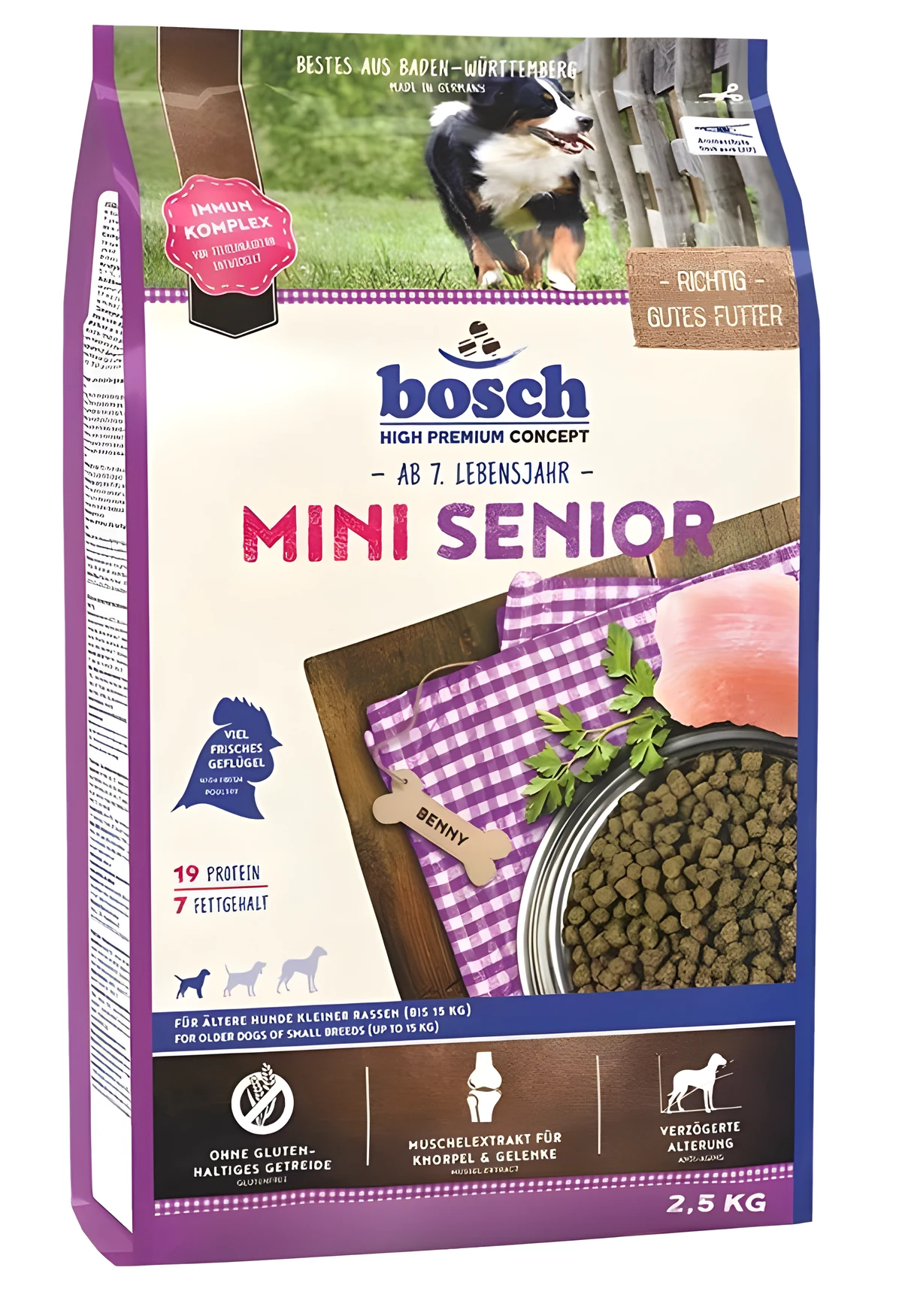 Bosch Mini Senior Sucha Karma dla Psów 2,5 kg
