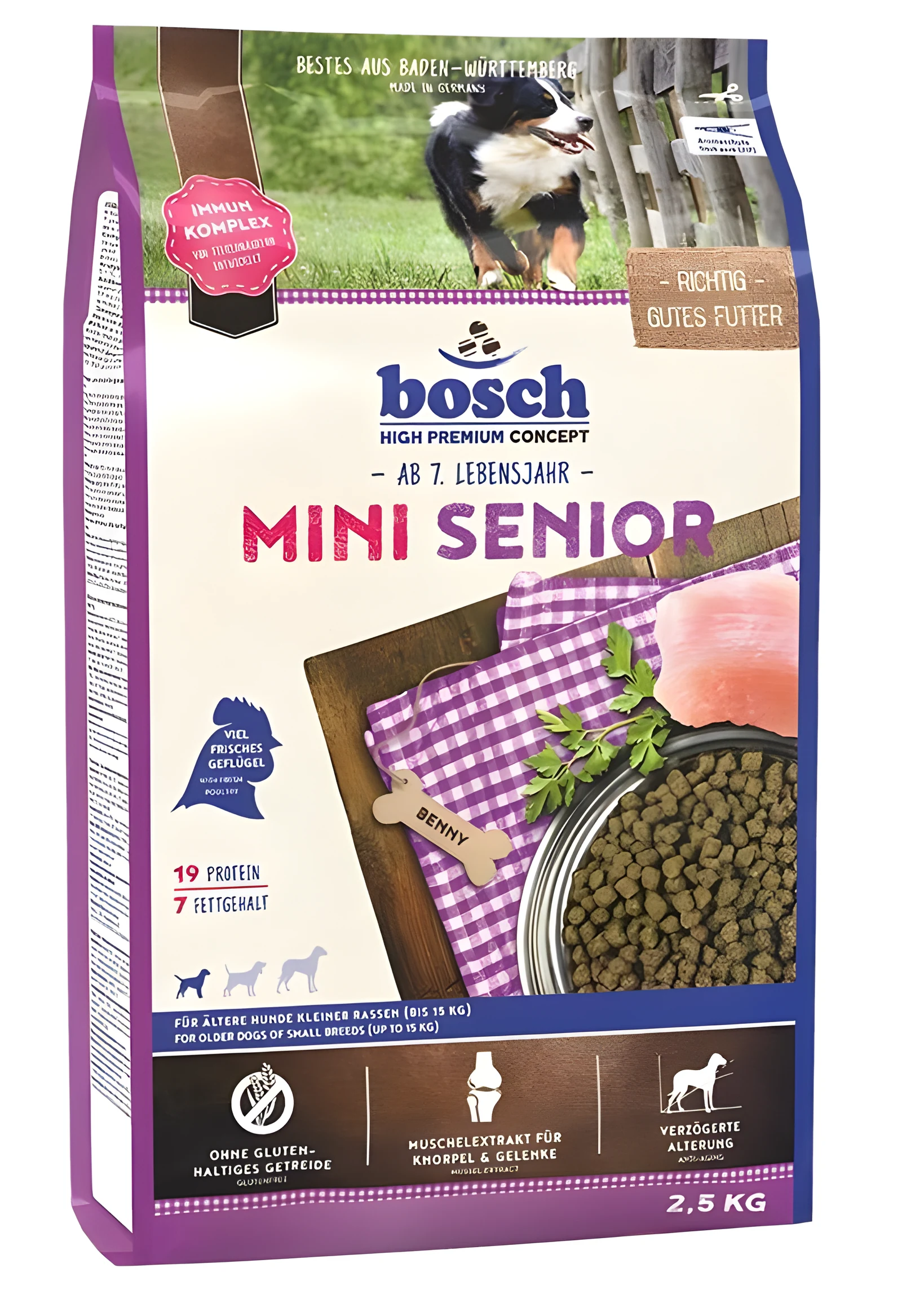 Bosch Mini Senior Sucha Karma dla Psów 2,5 kg