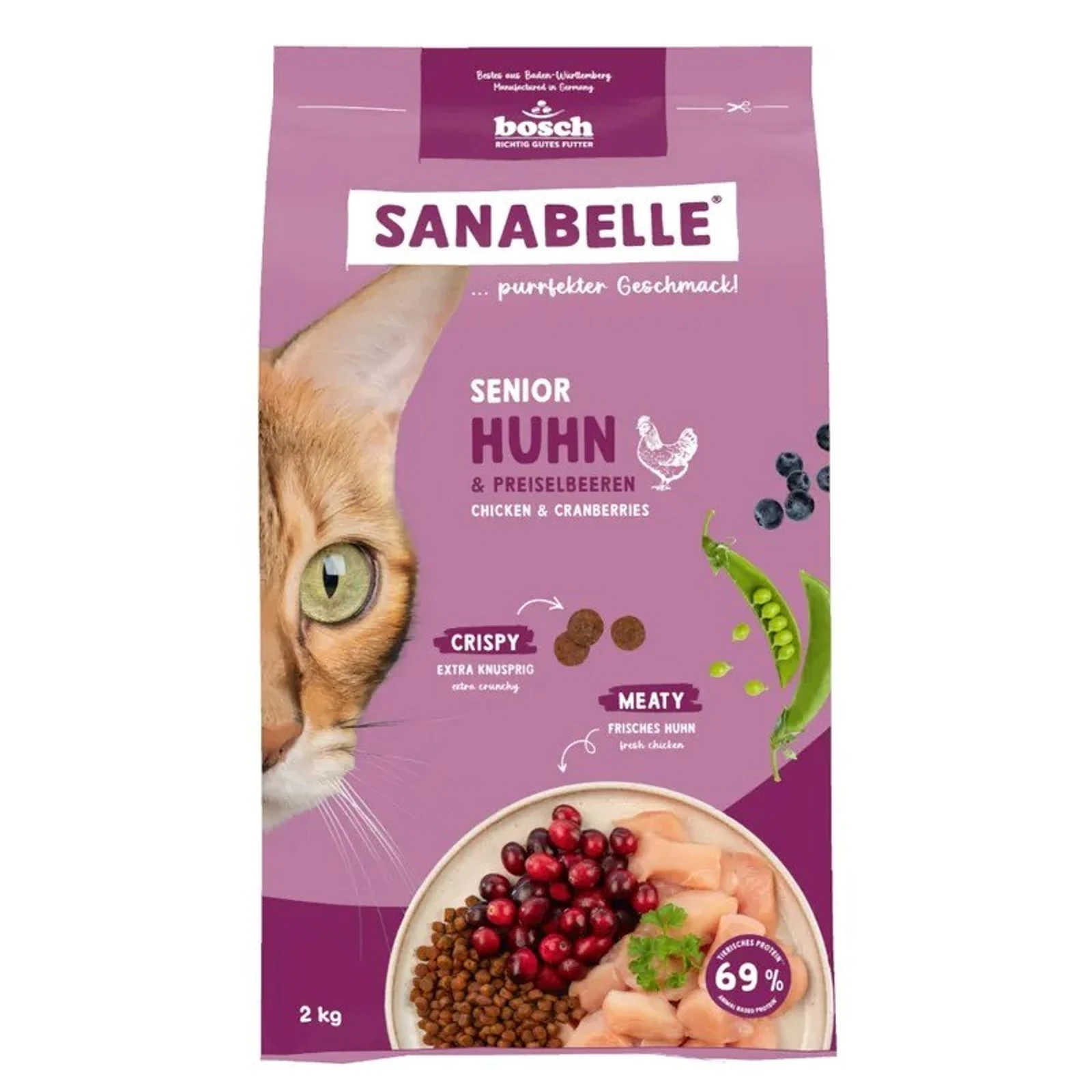 BOSCH Sanabelle senior drób 2kg — zdjęcie 1 z 2