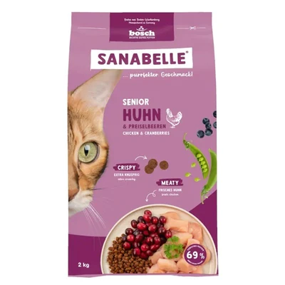 Karma sucha dla starszych kotów BOSCH Sanabelle z drobiem 2kg