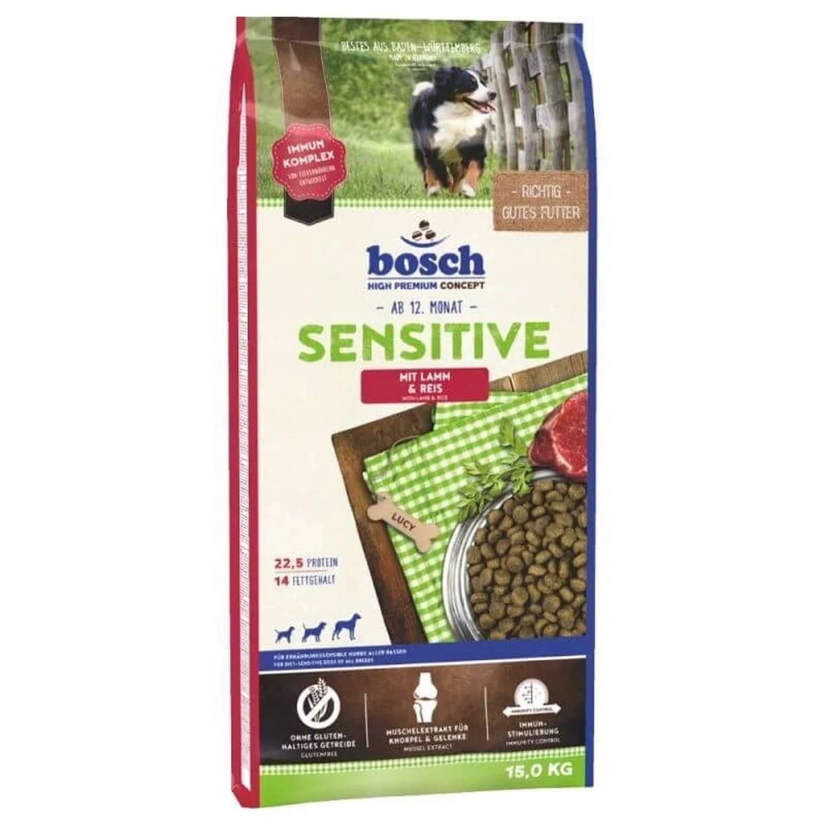 BOSCH Sensitive Lamb & Rice - 15 kg
