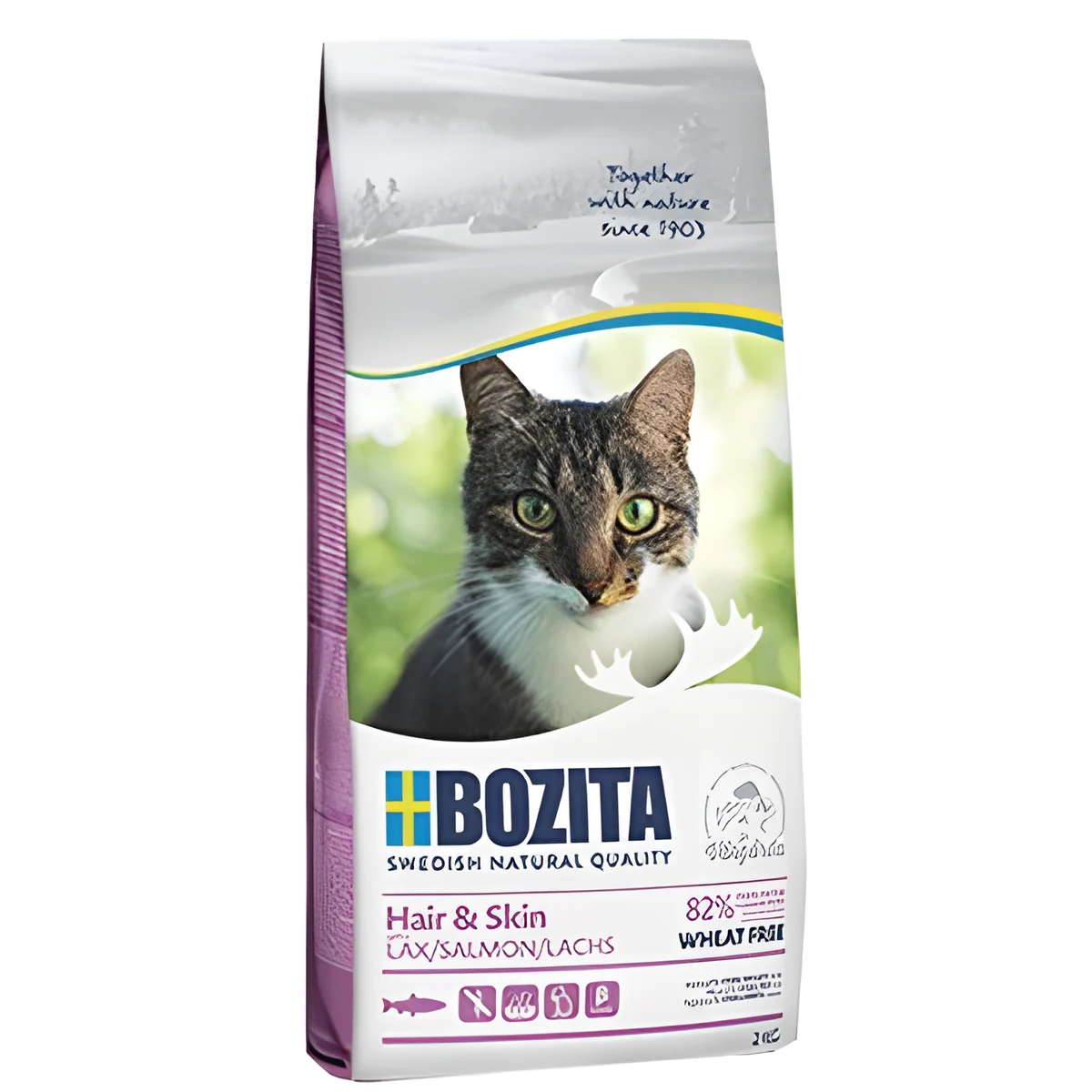 BOZITA Hair & Skin Wheat free Salmon - 2kg
