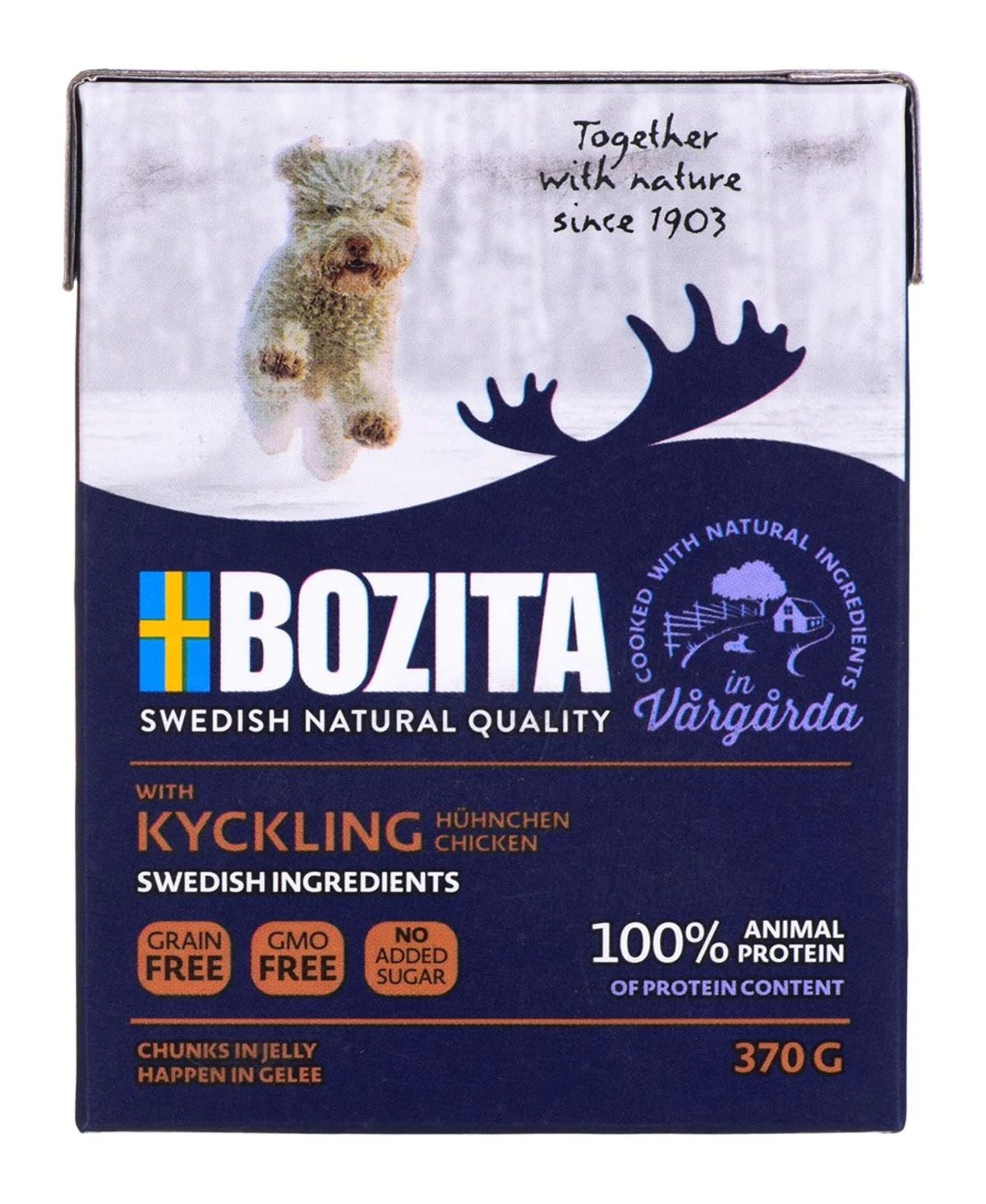 BOZITA Kawałki kurczaka w galaretce 370g