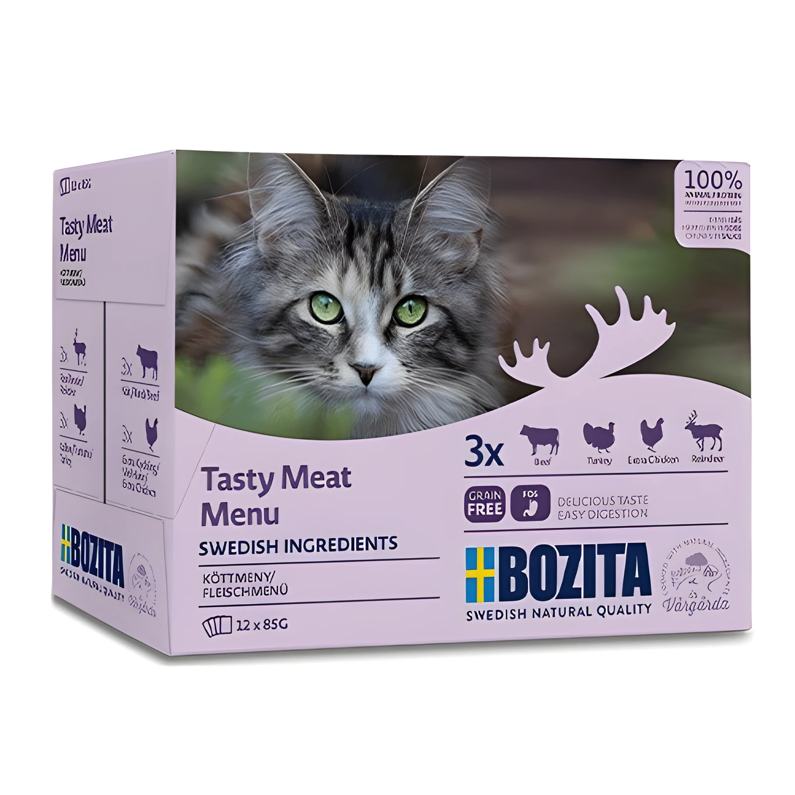 Bozita Kawałki w Sosie z Mięsem-12 x 85g