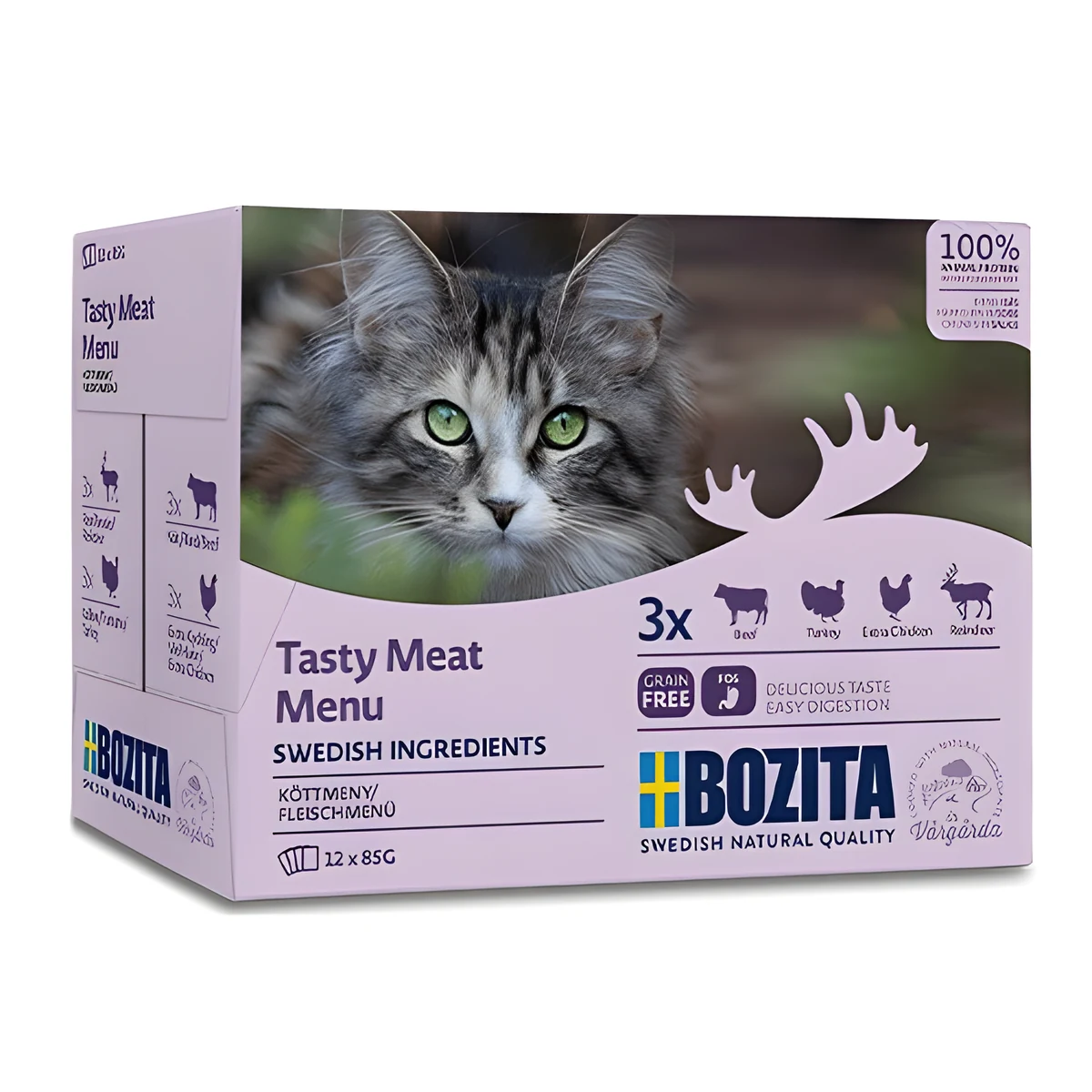 Bozita Kawałki w Sosie z Mięsem 12x85g