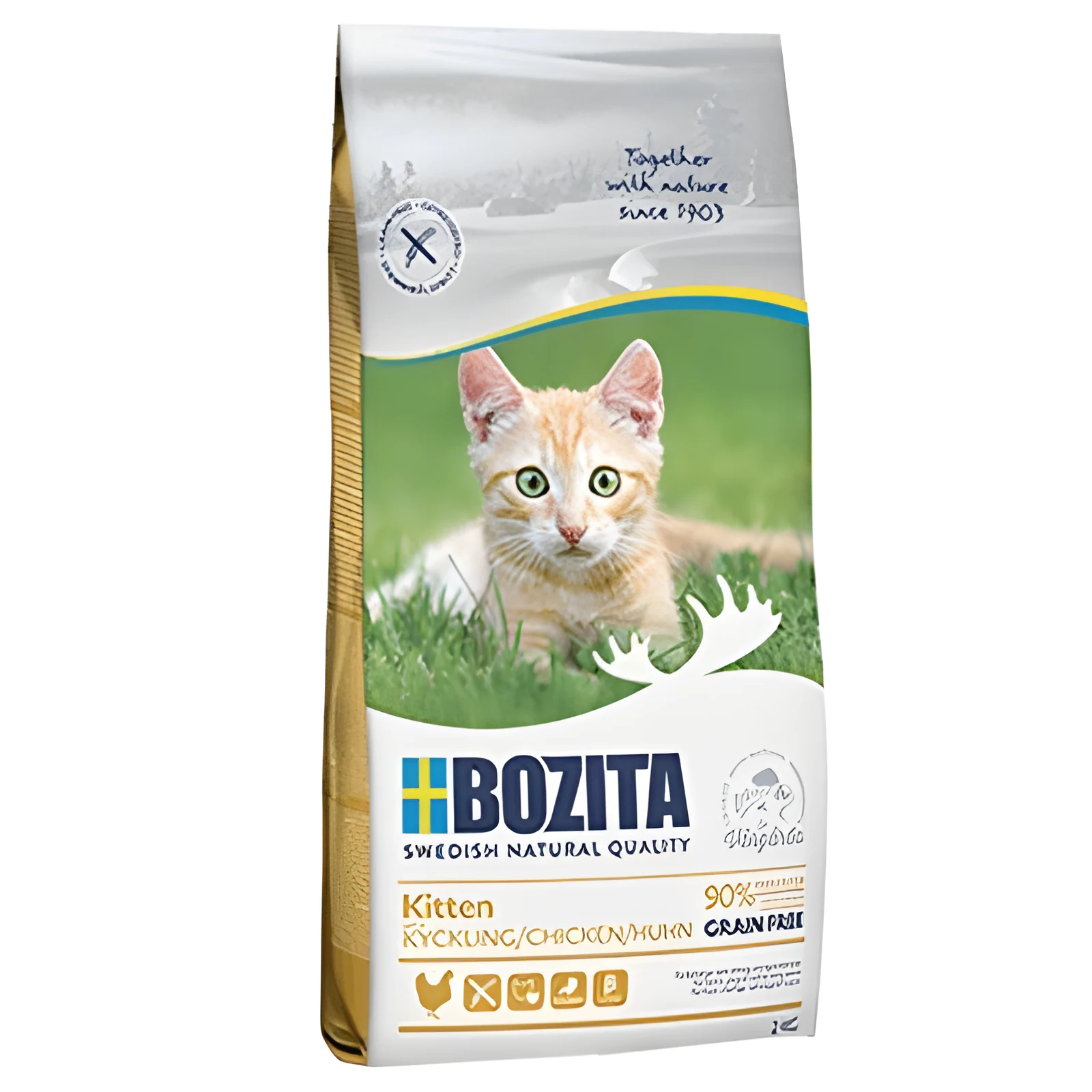 BOZITA Kitten Grain free Chicken - sucha karma dla kociąt - 10kg