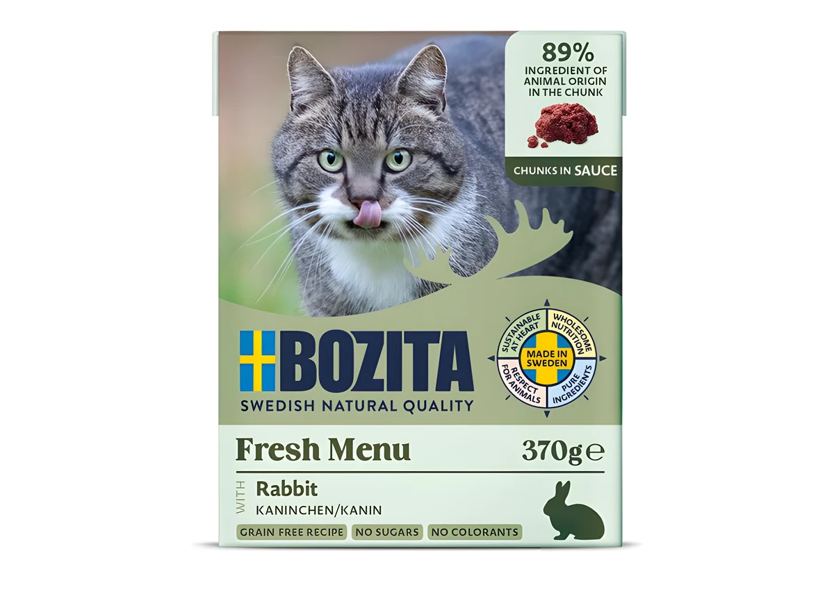 BOZITA Mięsne kawałki z królikiem 370g