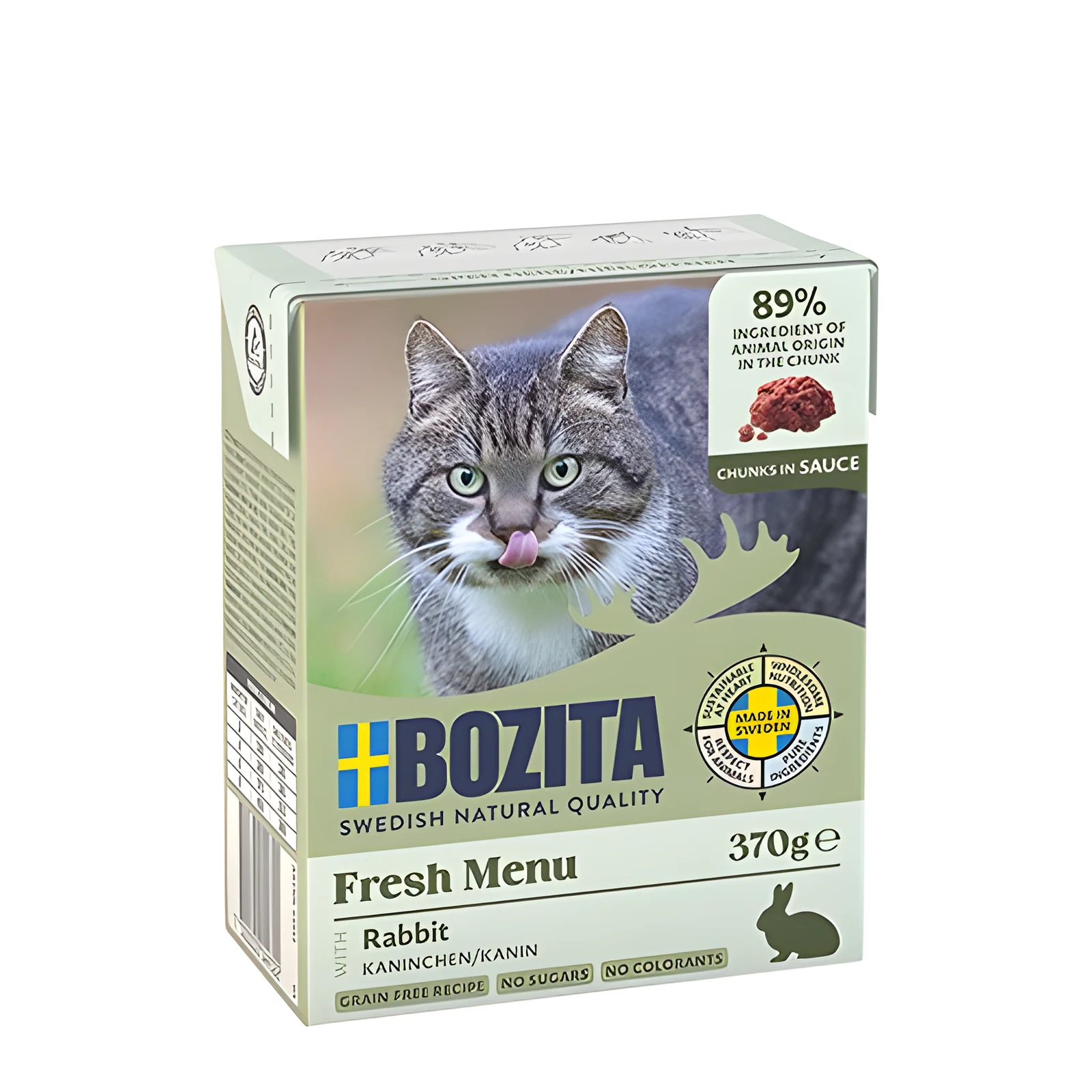 BOZITA Mięsne kawałki z królikiem 370g