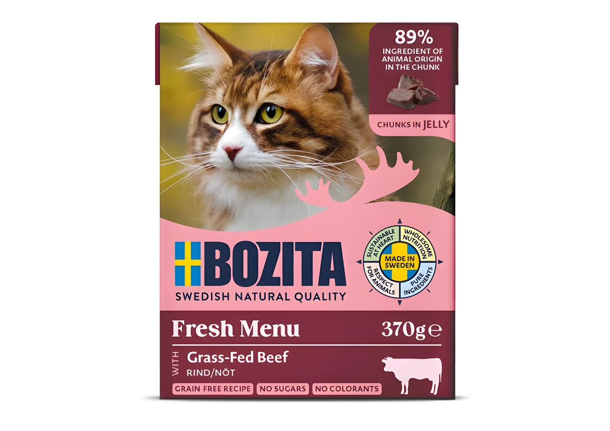 BOZITA Mięsne kawałki z wołowiną 370g