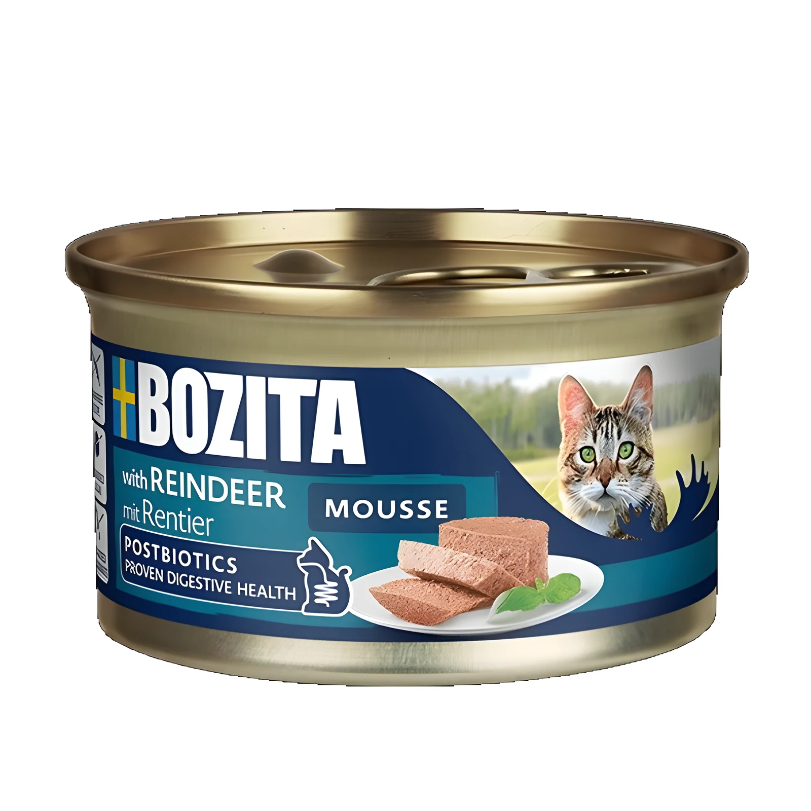 Bozita Mousse Reindeer 85g - Bez Glutenu, Bez Cukru