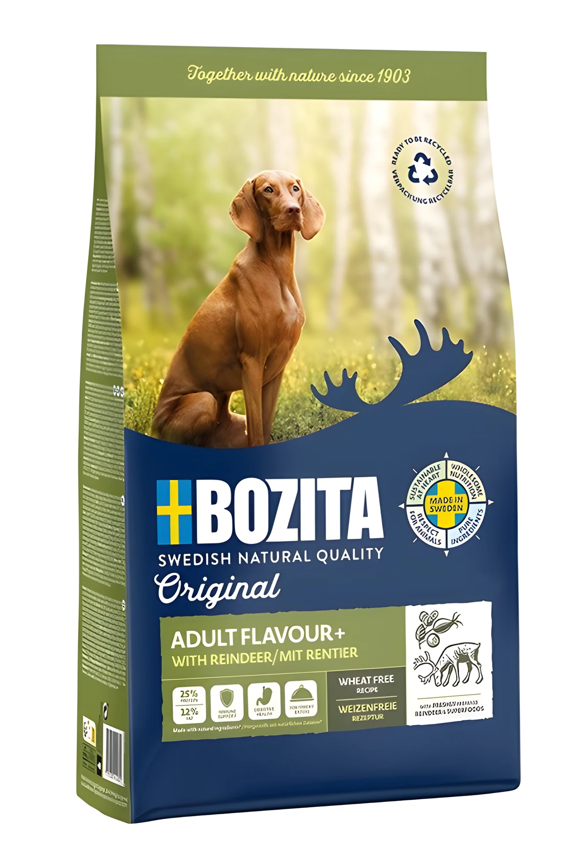 Bozita Original Adult Flavour Plus z Reniferem 12 kg