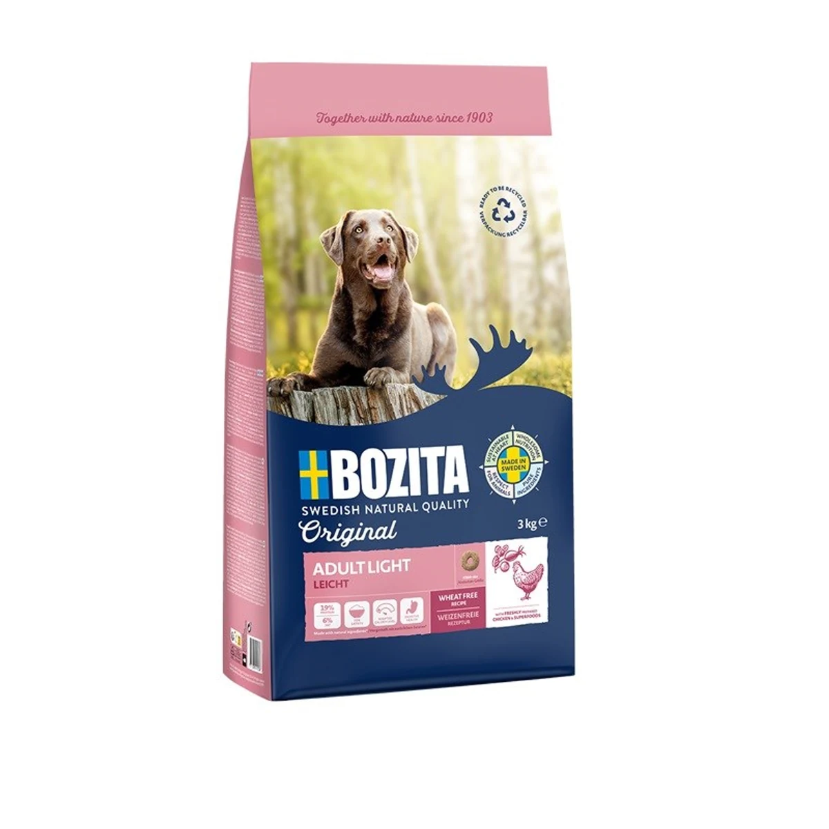 Bozita Original Adult Light Kurczak-12 kg