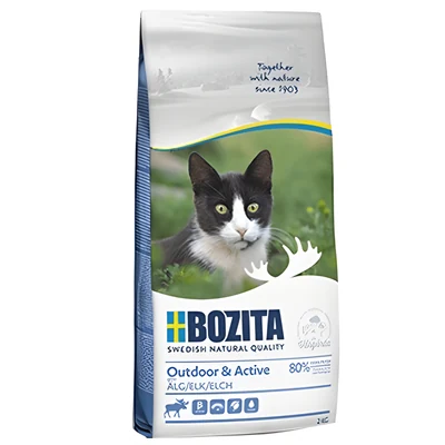 Mokra karma dla kotów wychodzących - BOZITA Outdoor & Active z łosiem - 2kg