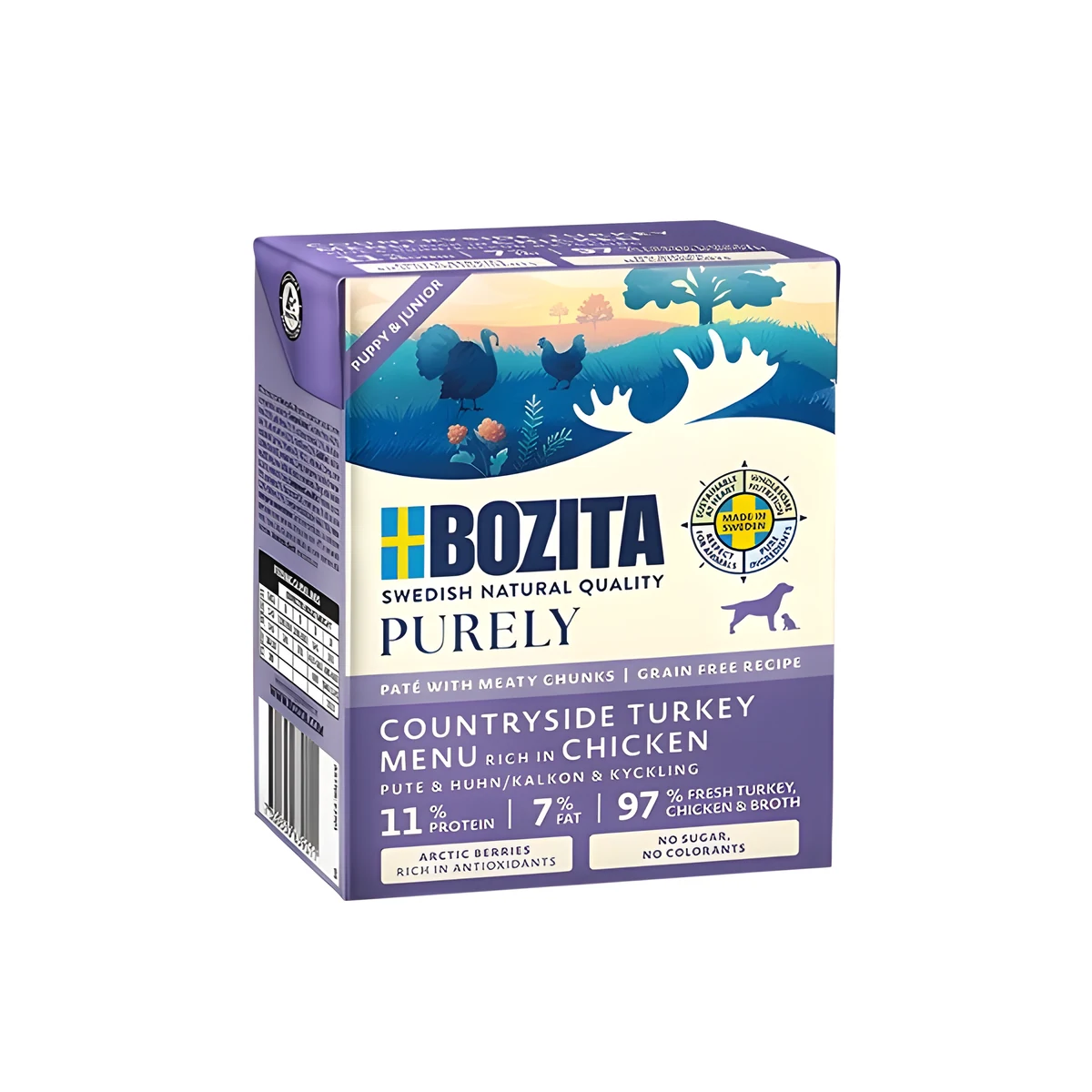 BOZITA Purely indyk z kurczakiem 370g