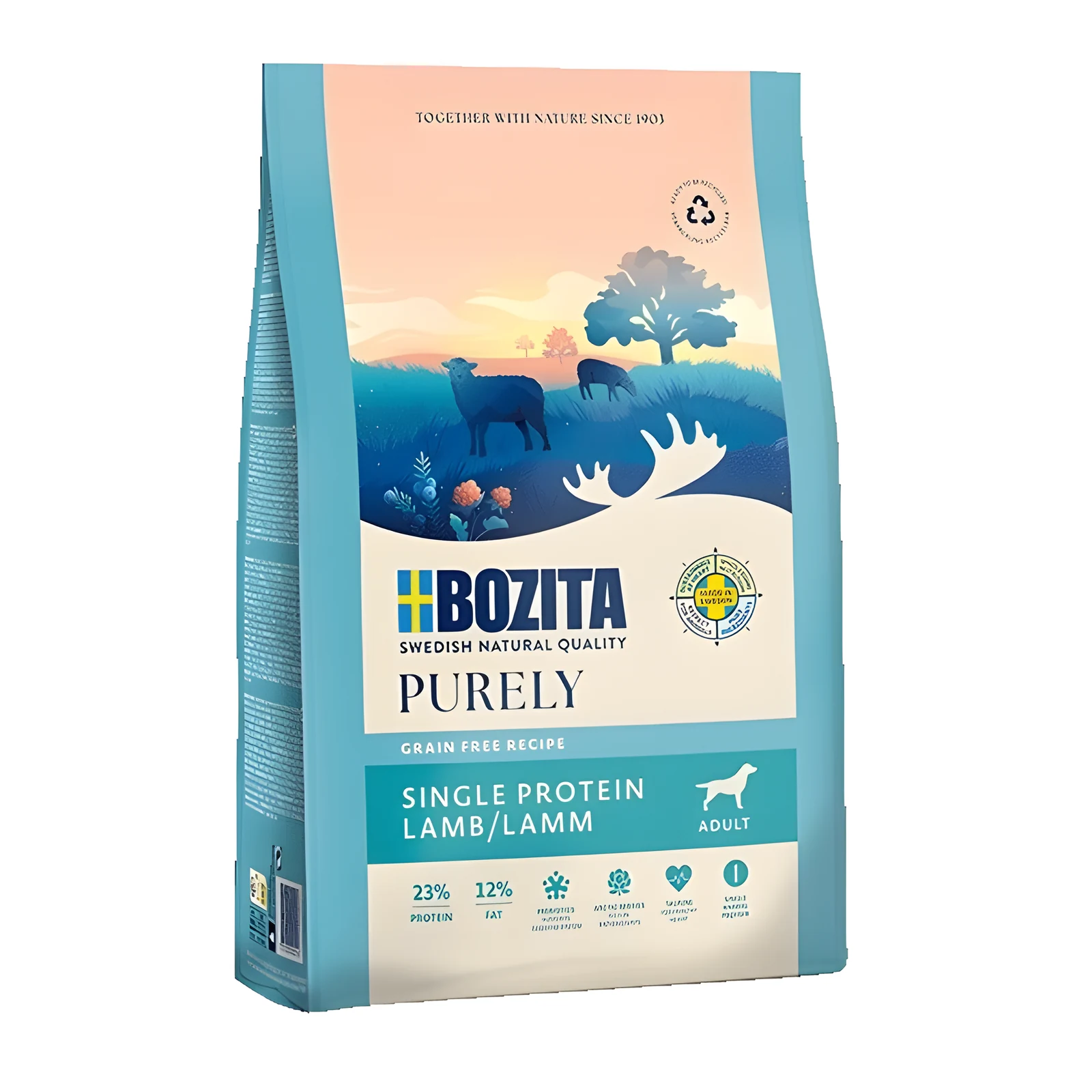 BOZITA Purely jagnięcina bezzbożowa 11 kg