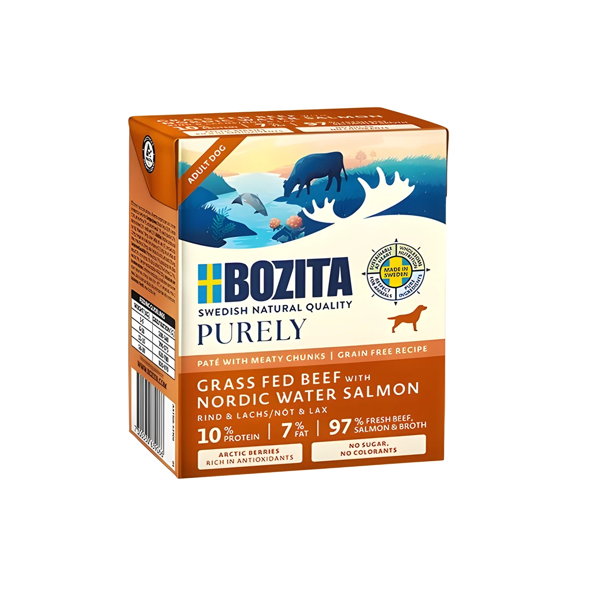 BOZITA Purely wołowina z łososiem 370g