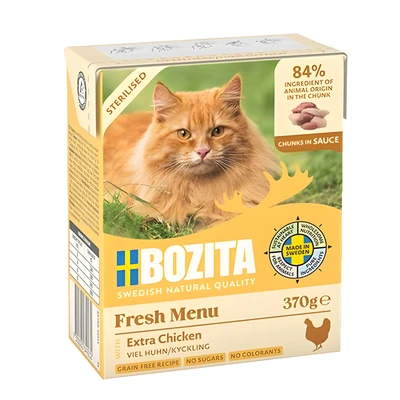 Bozita Sterylised - Karma mokra z kurczakiem 370g