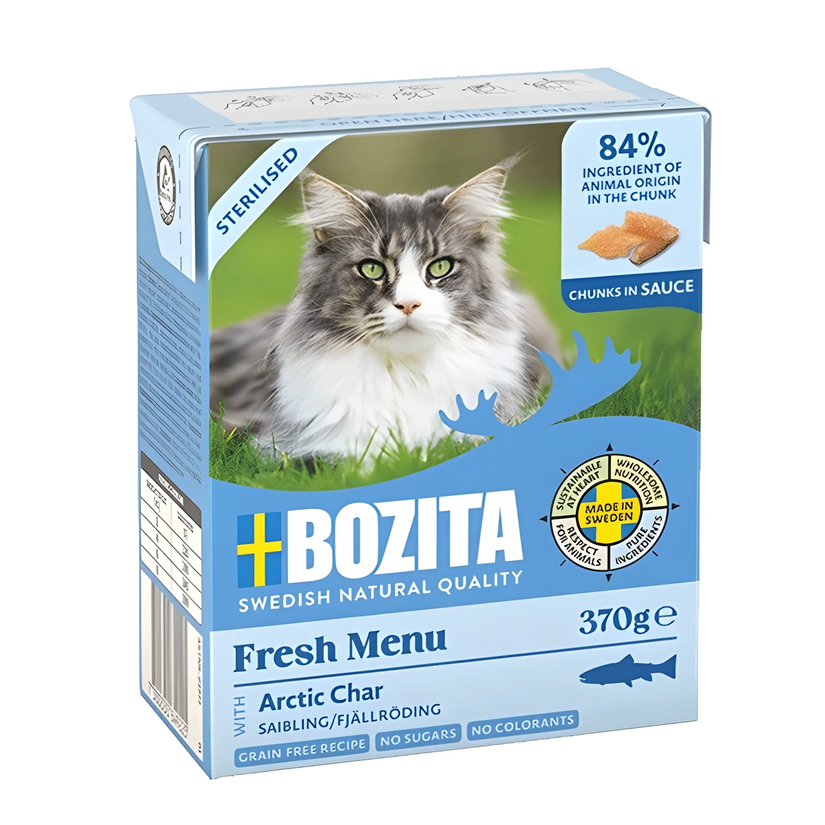BOZITA Sterylised - Kawałeczki w sosie z pstrągiem 370g