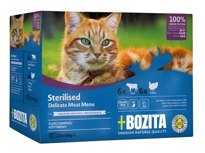Bozita Sterylizowana - Mokra Karma dla Kota w Galaretce, 12 x 85g