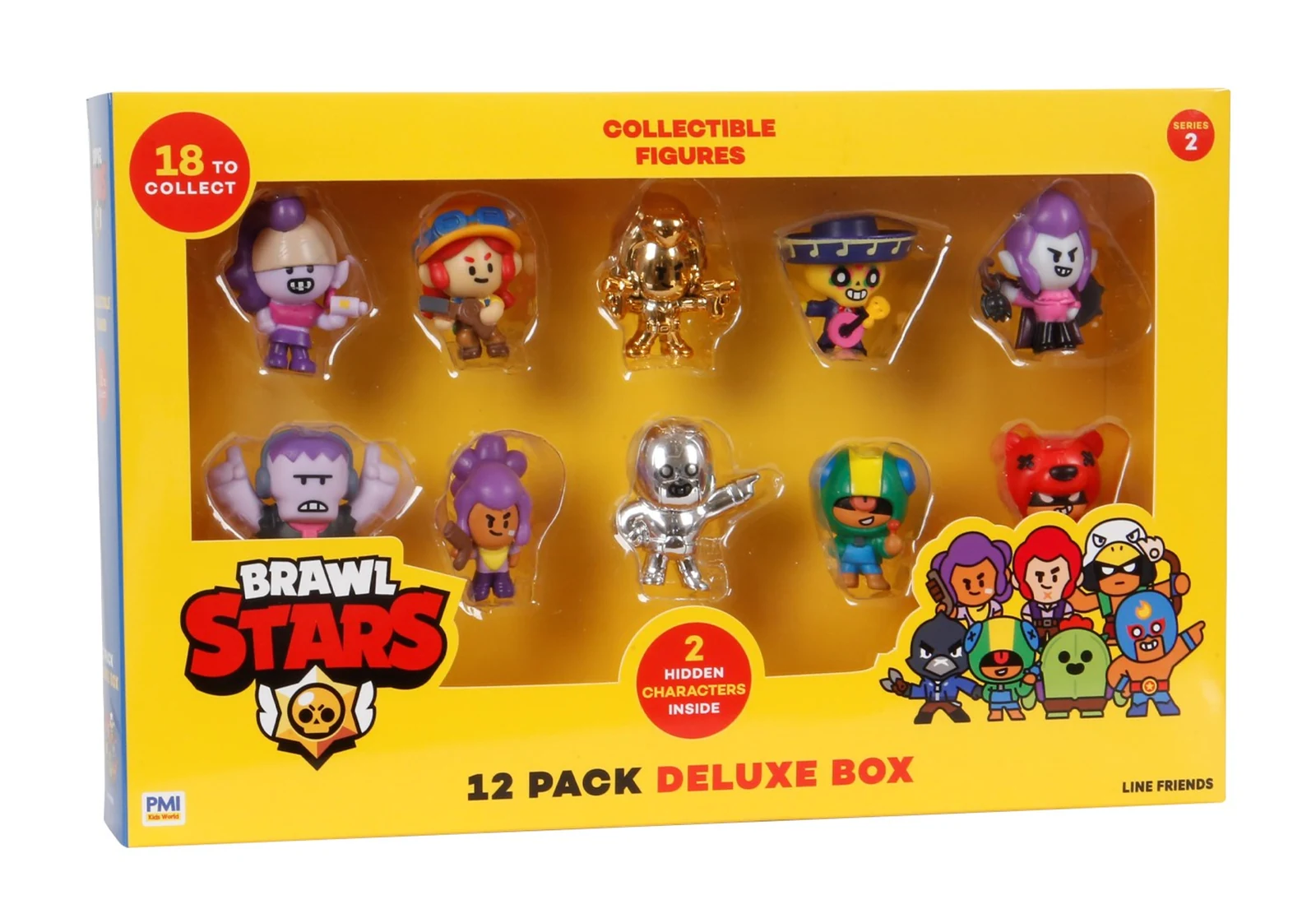 BRAWL STARS S2 FIGURES -12 PACK DELUXE BOX — zdjęcie 1 z 8