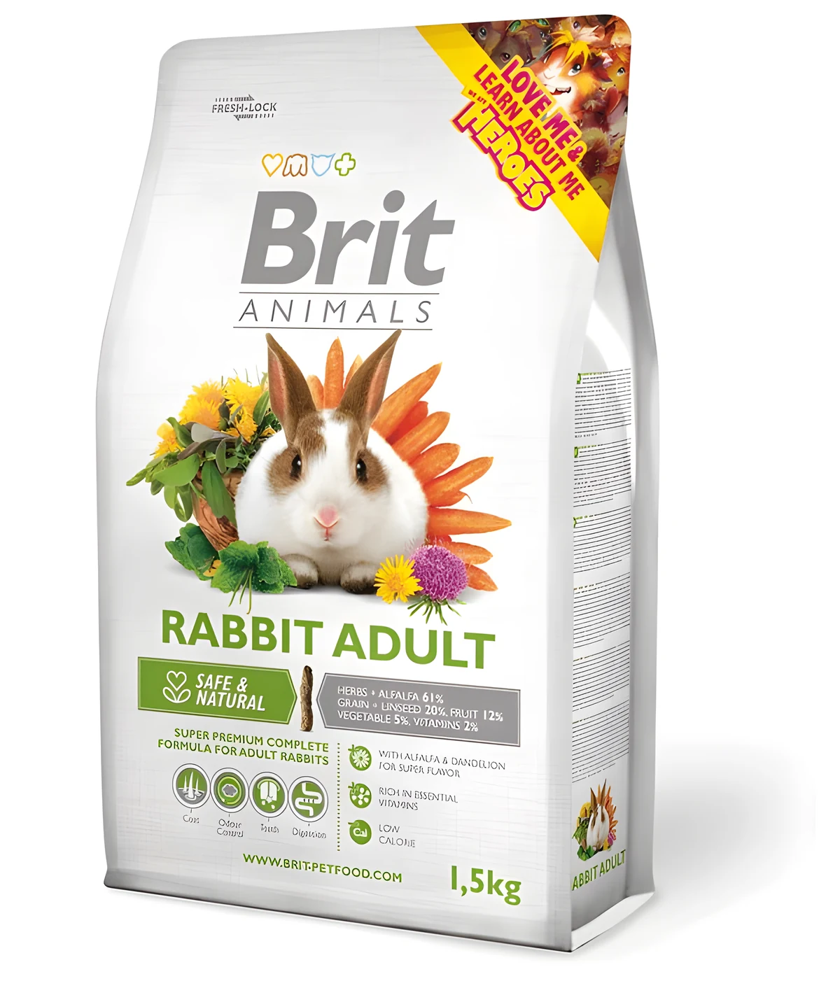 BRIT Animals Rabbit Adult Complete 1,5 kg