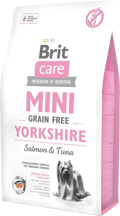 Brit Care Adult Mini Grain Free Yorkshire - Karma sucha dla dorosłych psów rasy yorkshire terrier - 2 kg
