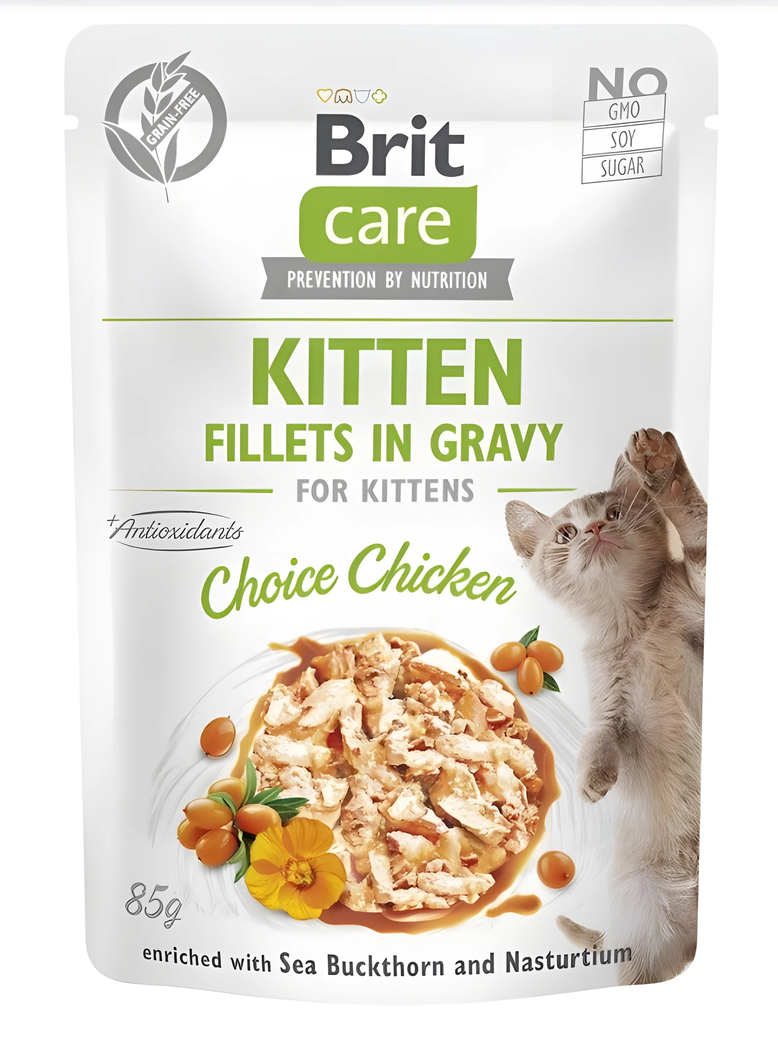 Mokra karma dla kociąt BRIT Care Cat Kitten Choice, saszetka 85g