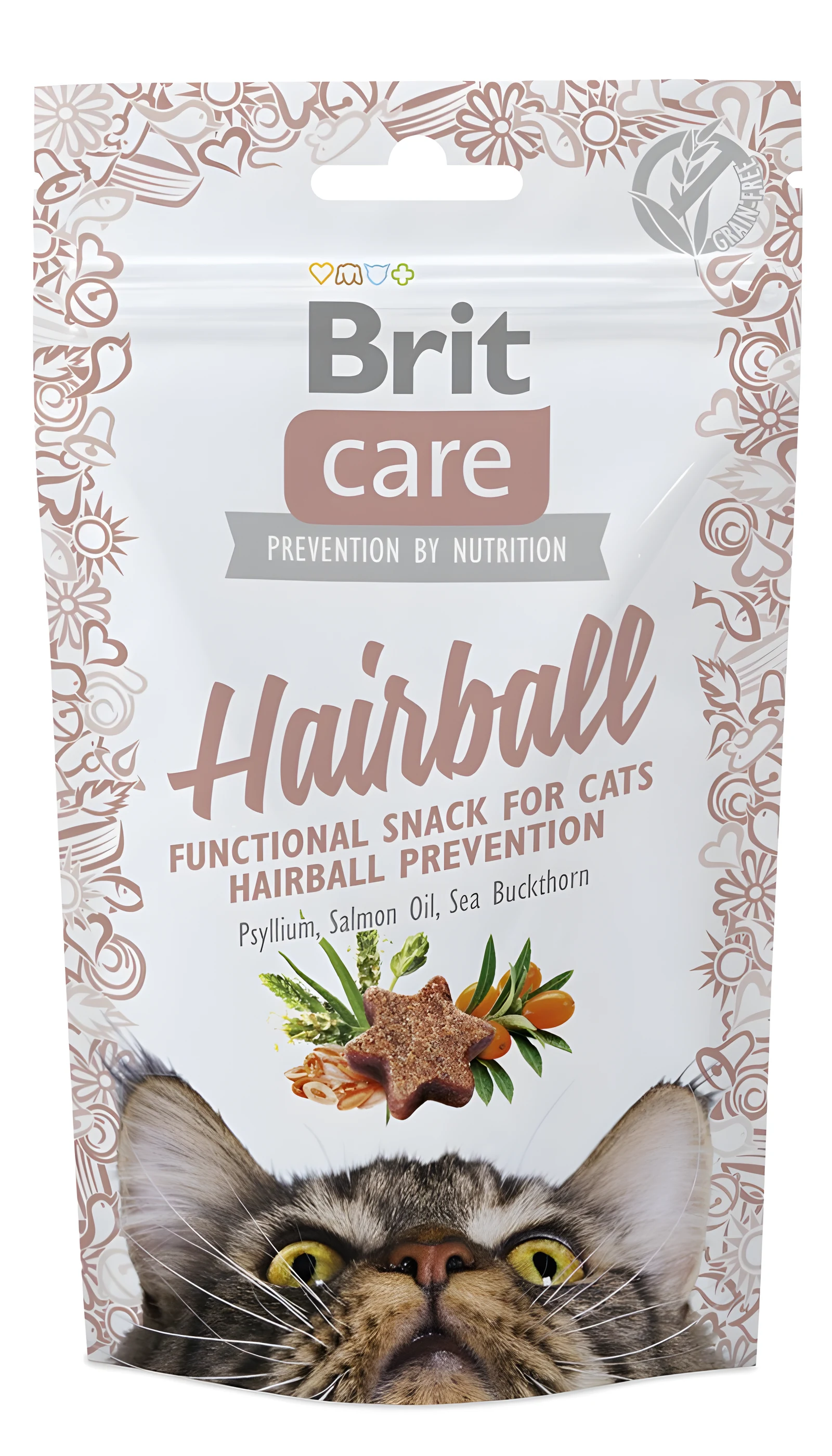 Przysmak dla kota BRIT Care Hairball - 50 g