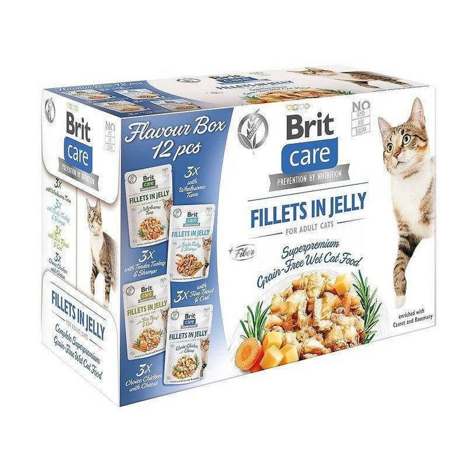 BRIT Care Fillets in Jelly Flavour Box - 12 x 85 g — zdjęcie 1 z 5