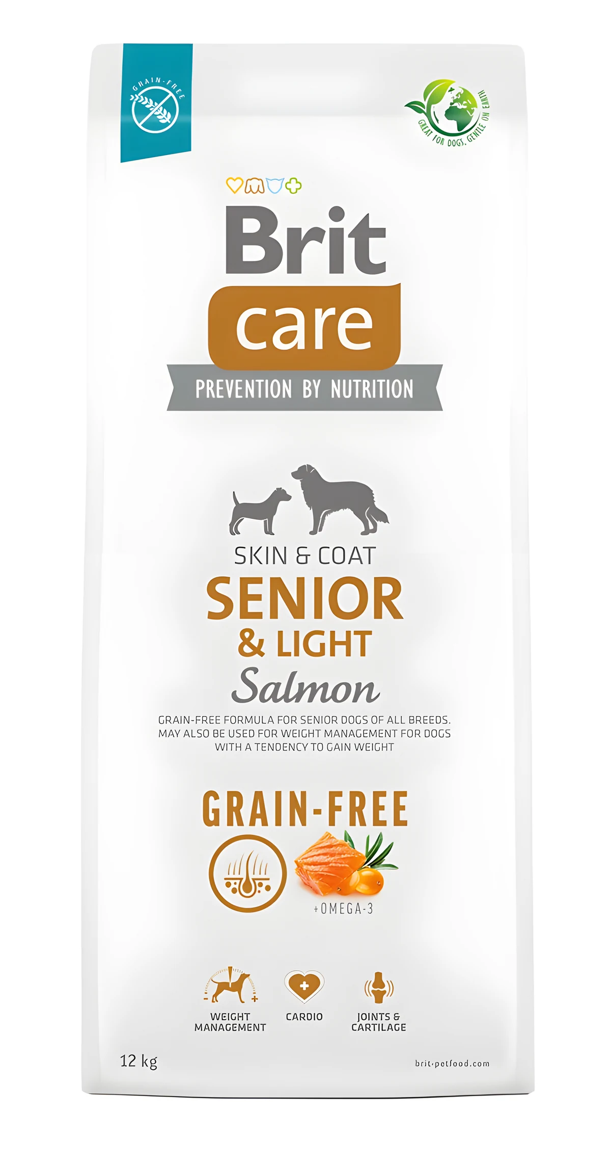 BRIT Care Grain-Free Senior & Light Salmon - 12 kg