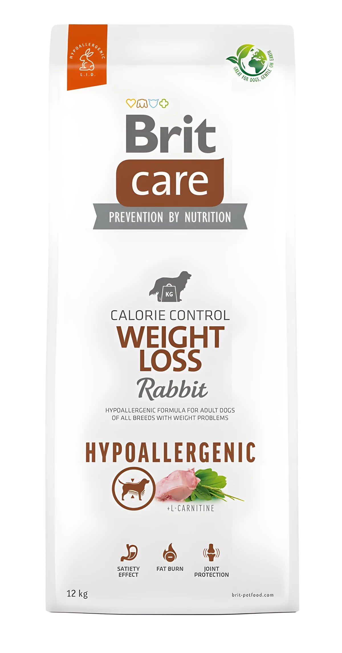 Brit Care Hypoallergenic Weight Loss Sucha Karma 12 kg