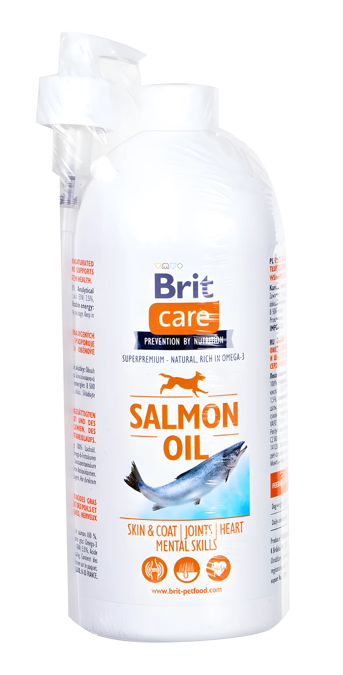 BRIT CARE Olej z łososia 1000 ml - Suplement