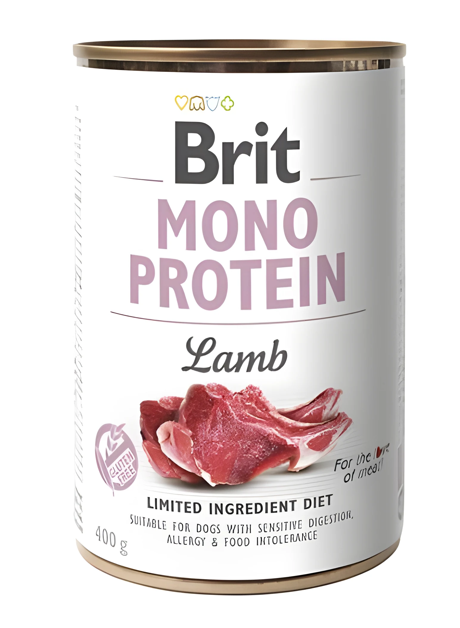 BRIT Mono Protein jagnięcina - mokra karma dla psa - 400 g