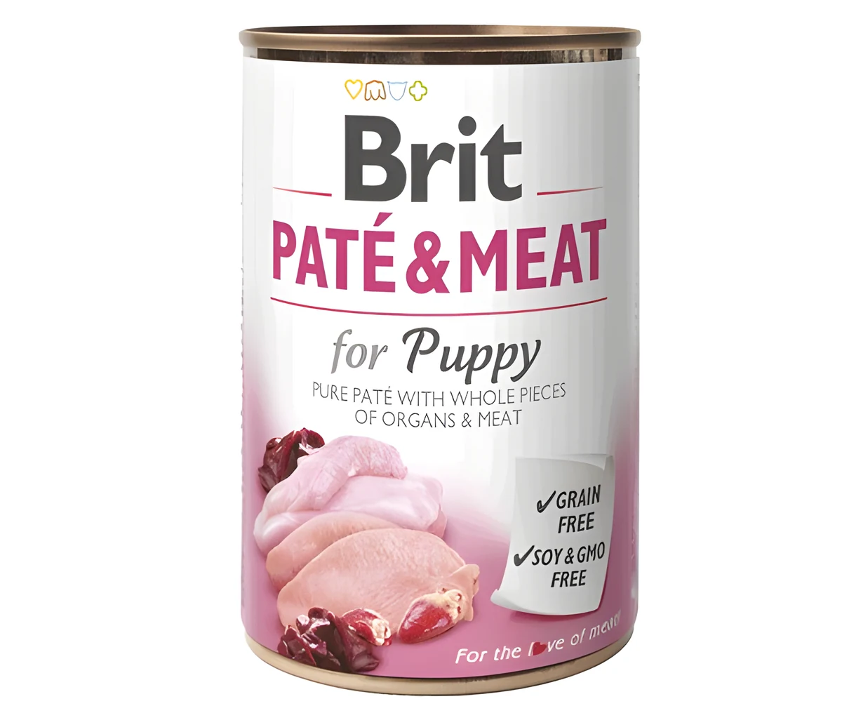 BRIT PATÉ & MEAT kurczak - 400 g puszka