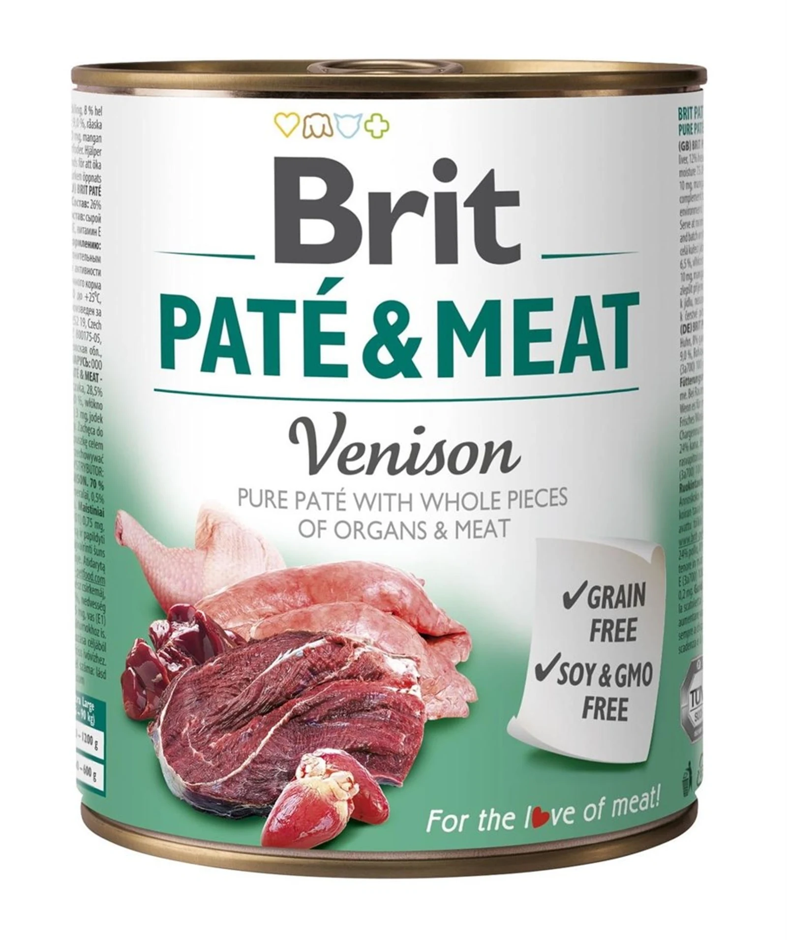 BRIT Patę & Meat z Dziczyzną - 800 g